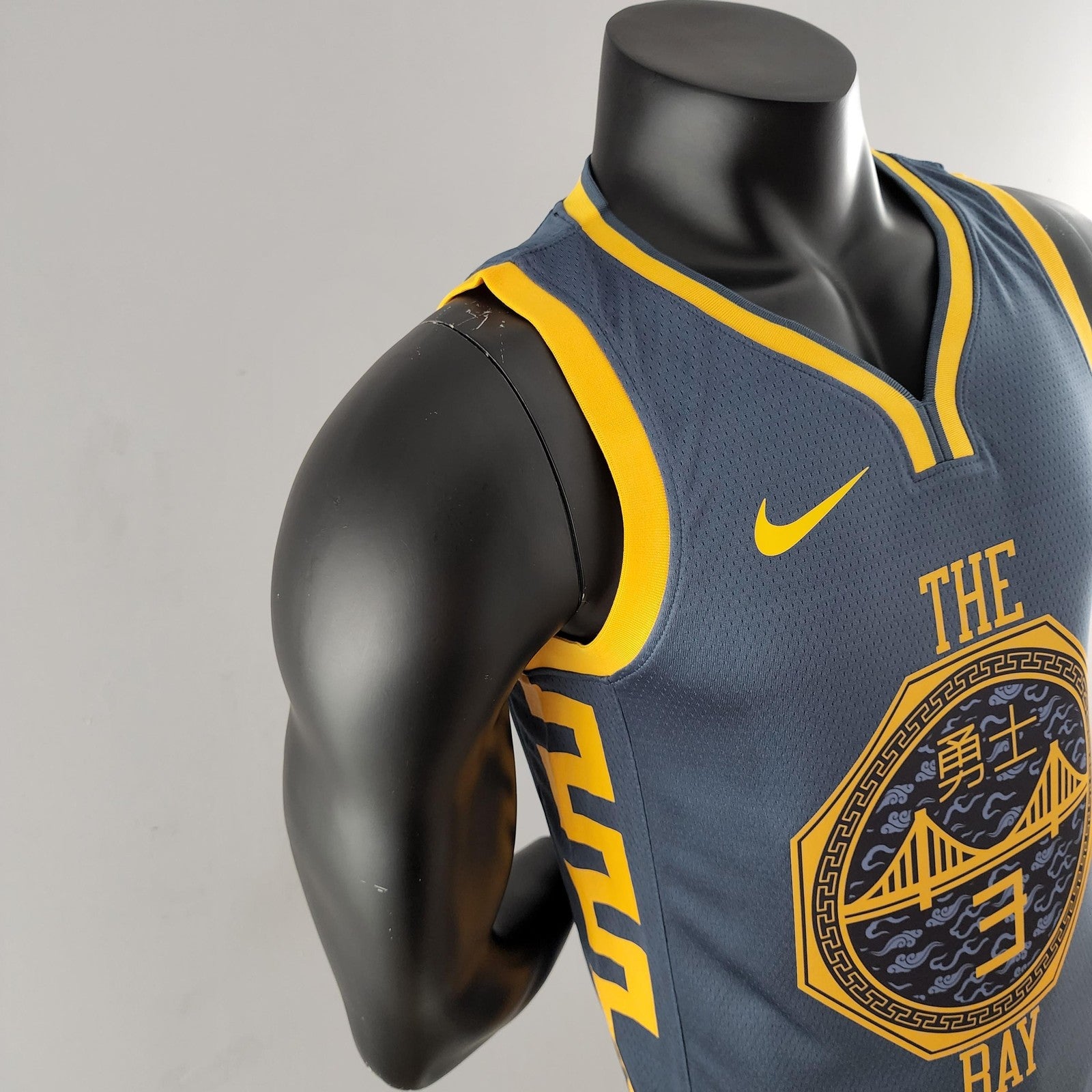2018 Poole#3 Golden State Warriors Grey Nba Jersey