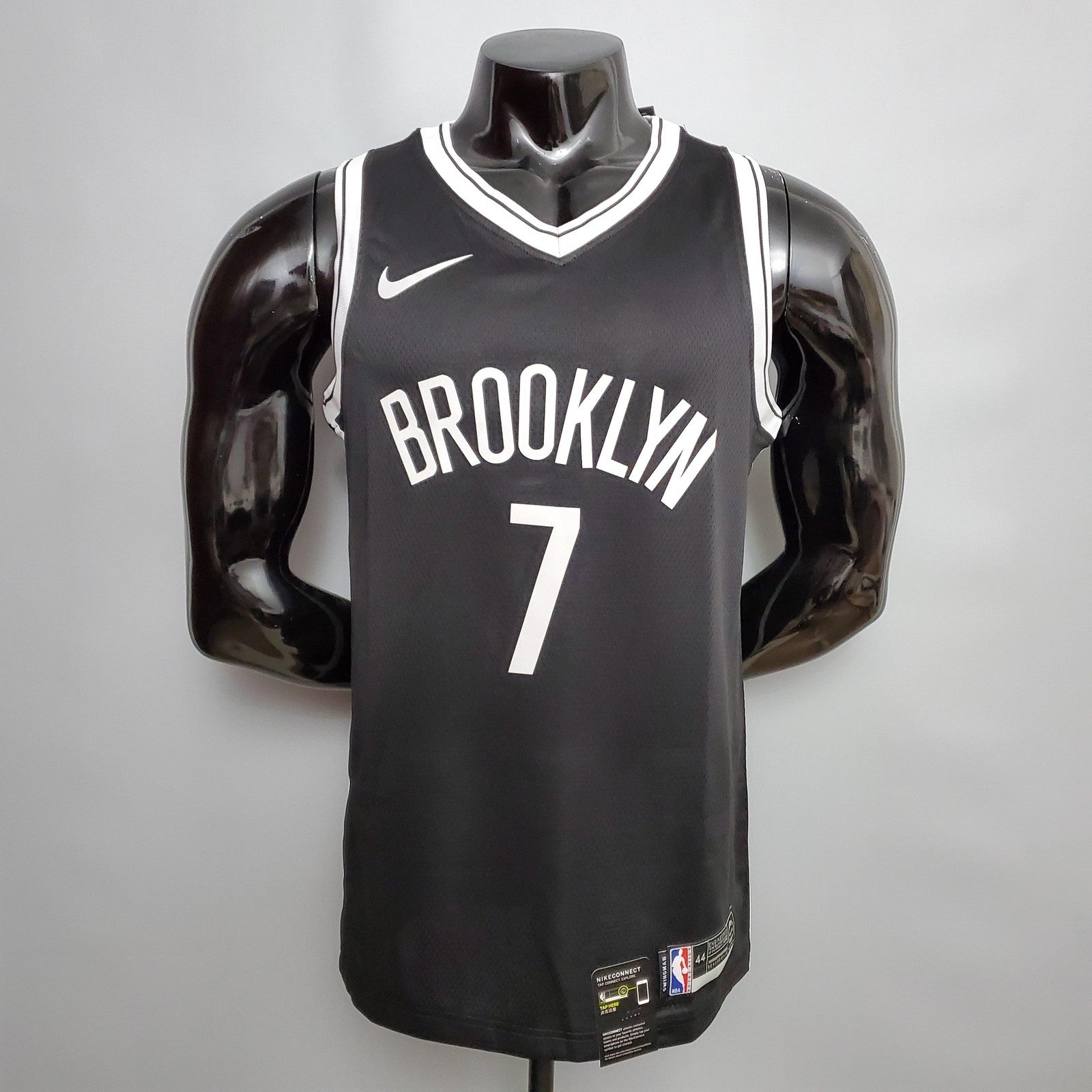 Durant #7 Brooklyn Nets Black Nba Jersey Nike Connect Recognition