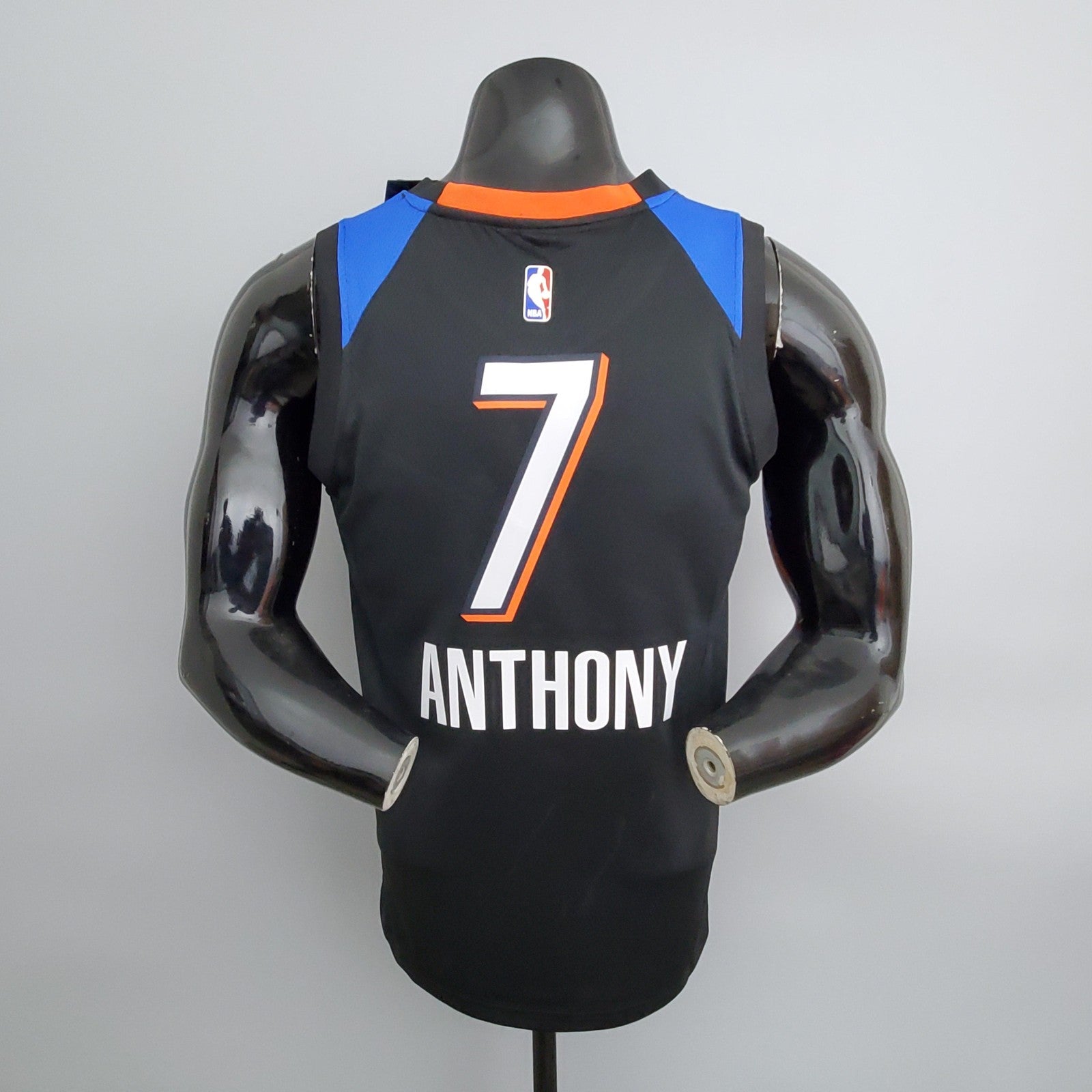 Thunder Anthony #7 City Edition Black Nba Jersey