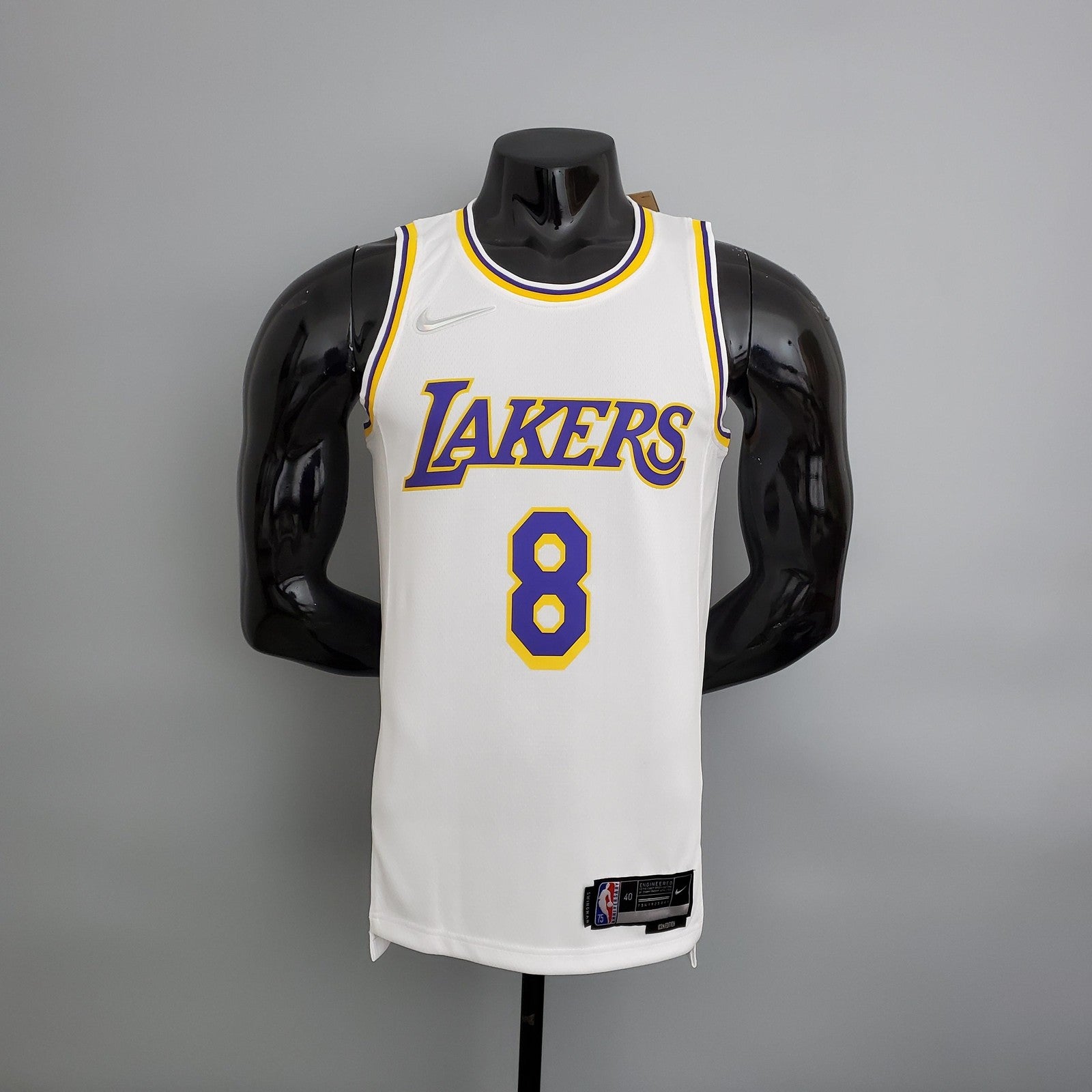 75th Anniversary Lakers White Nba Jersey