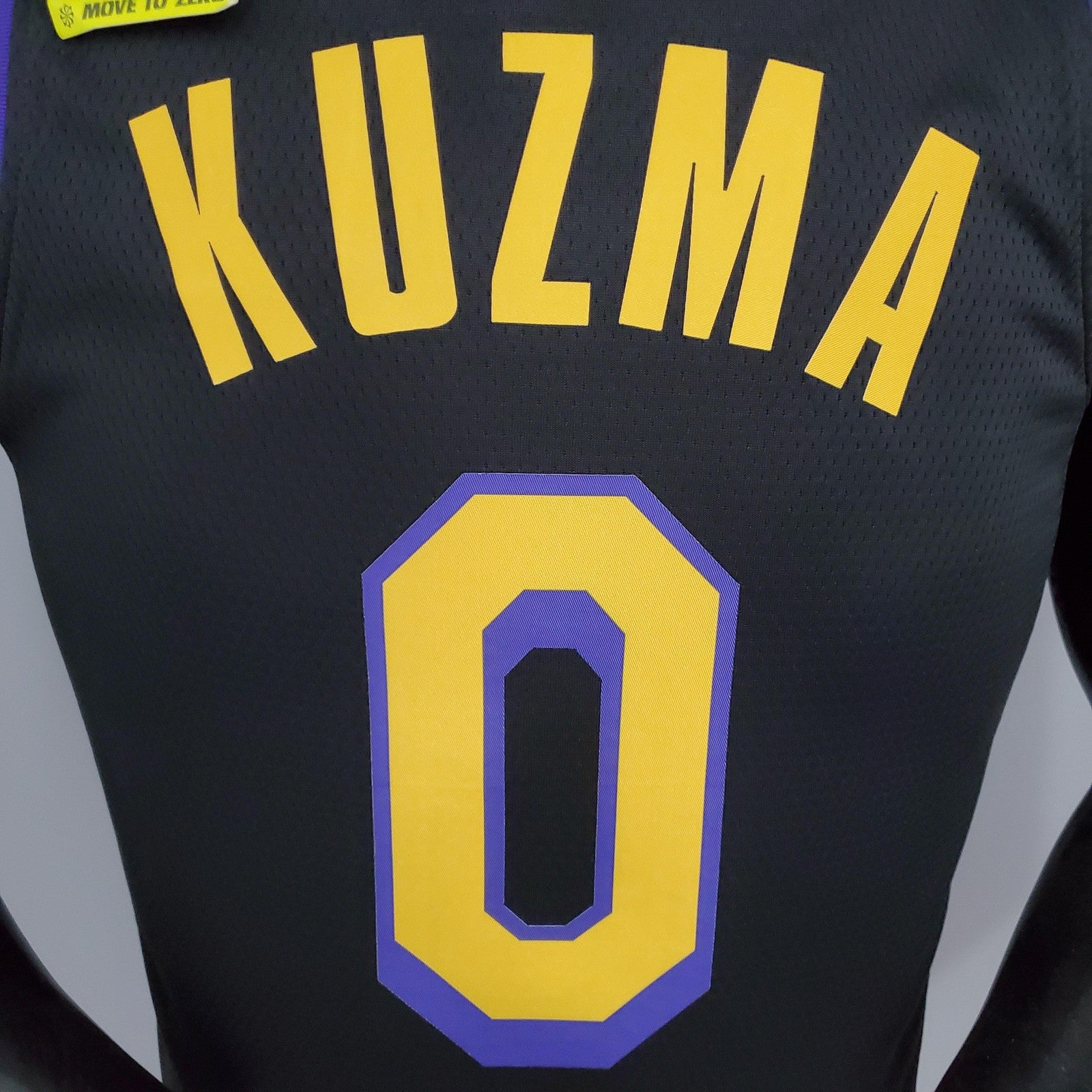 2021 Kuzma#0 Los Angeles Lakers Black Latin Black Nba Jersey