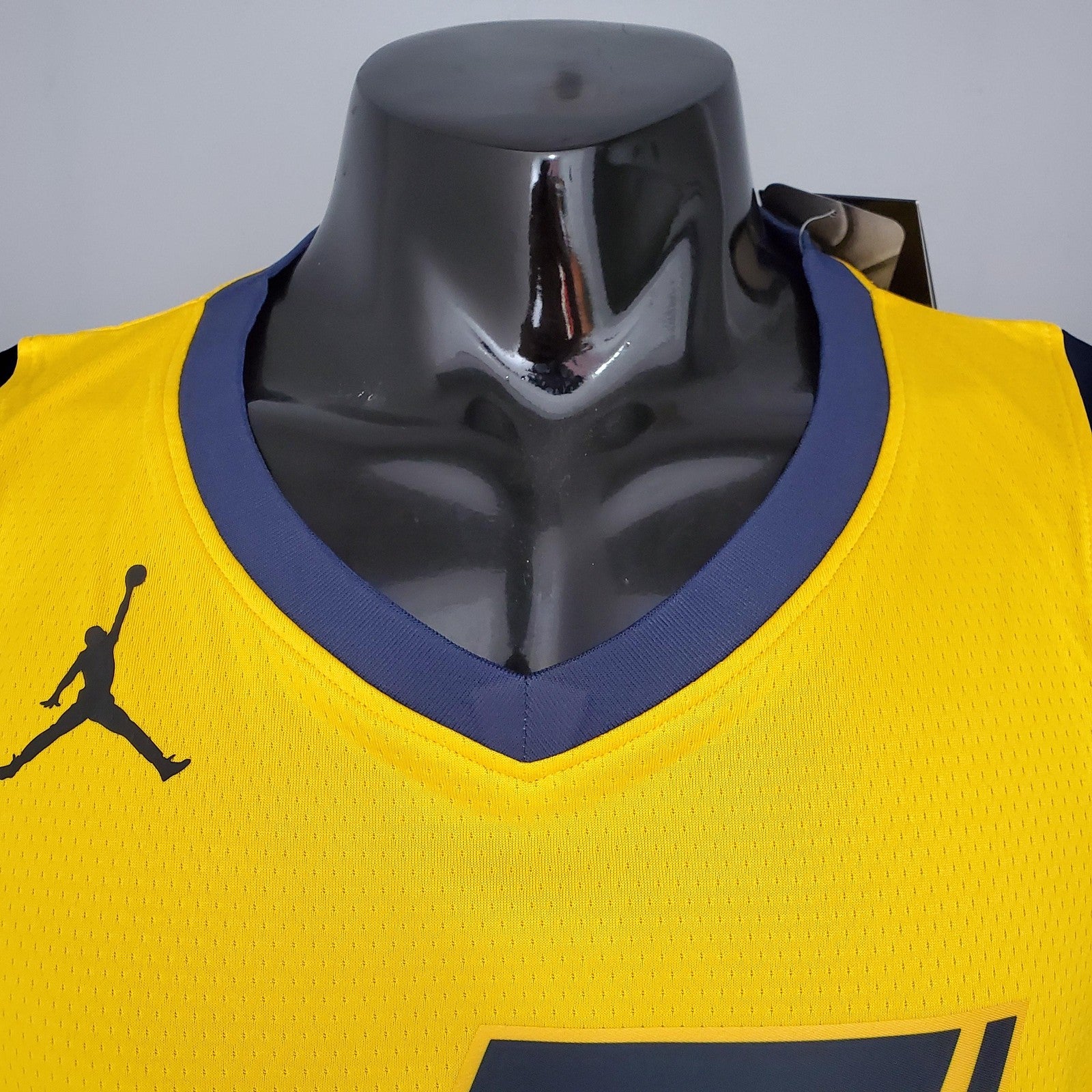 2021 Mithcell#45 Jazz Jordan Theme Yellow Nba Jersey