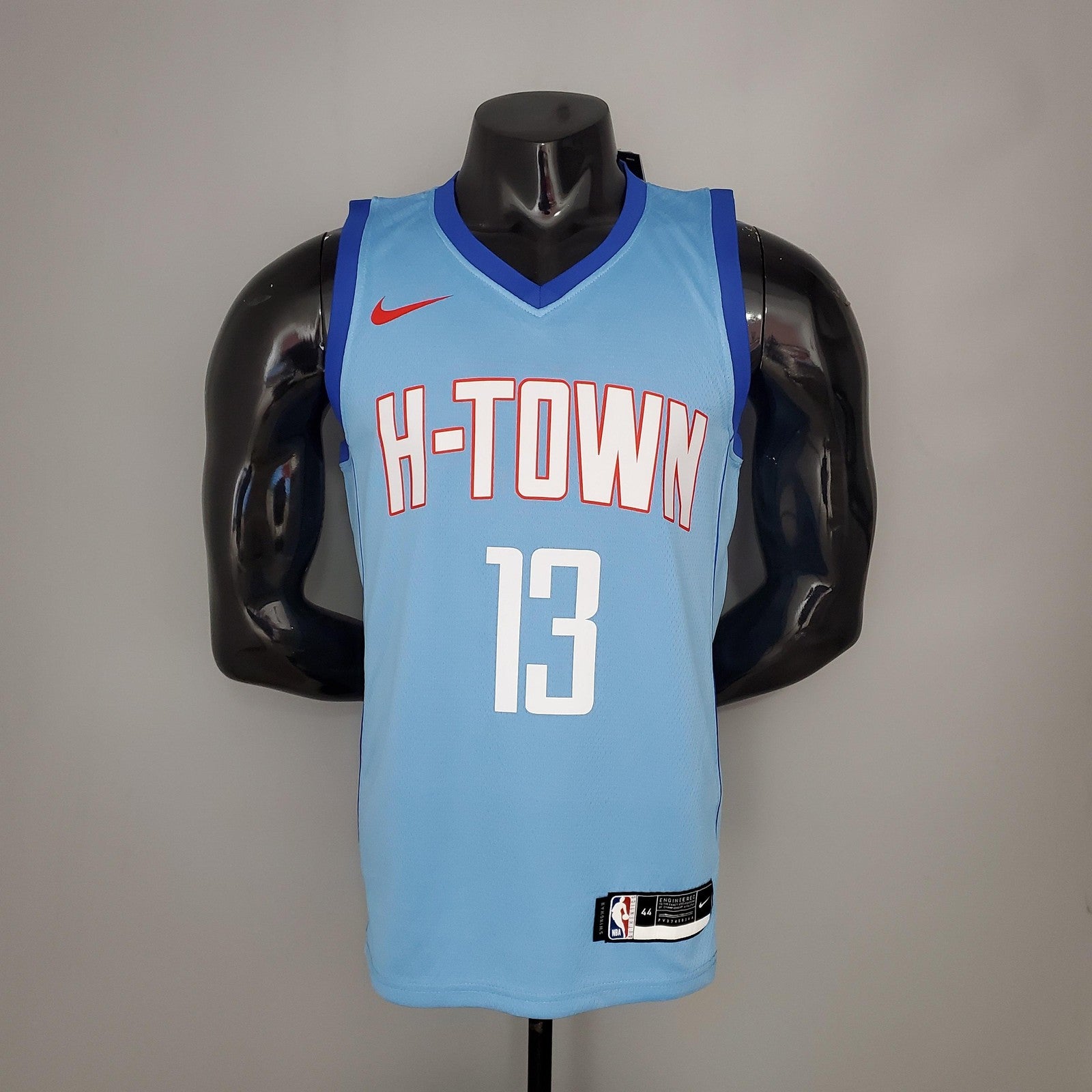 Harden#13 2021 Rockets City Edition Blue Nba Jersey