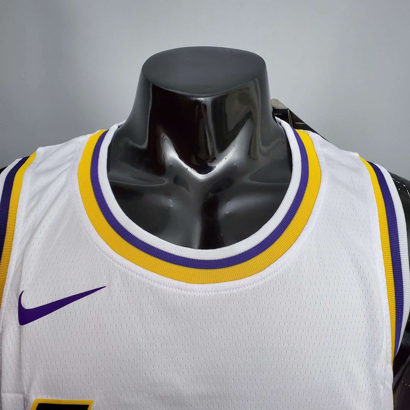 Davis #3 Lakers Round Neck White Nba Jersey Nike Connect Recognition
