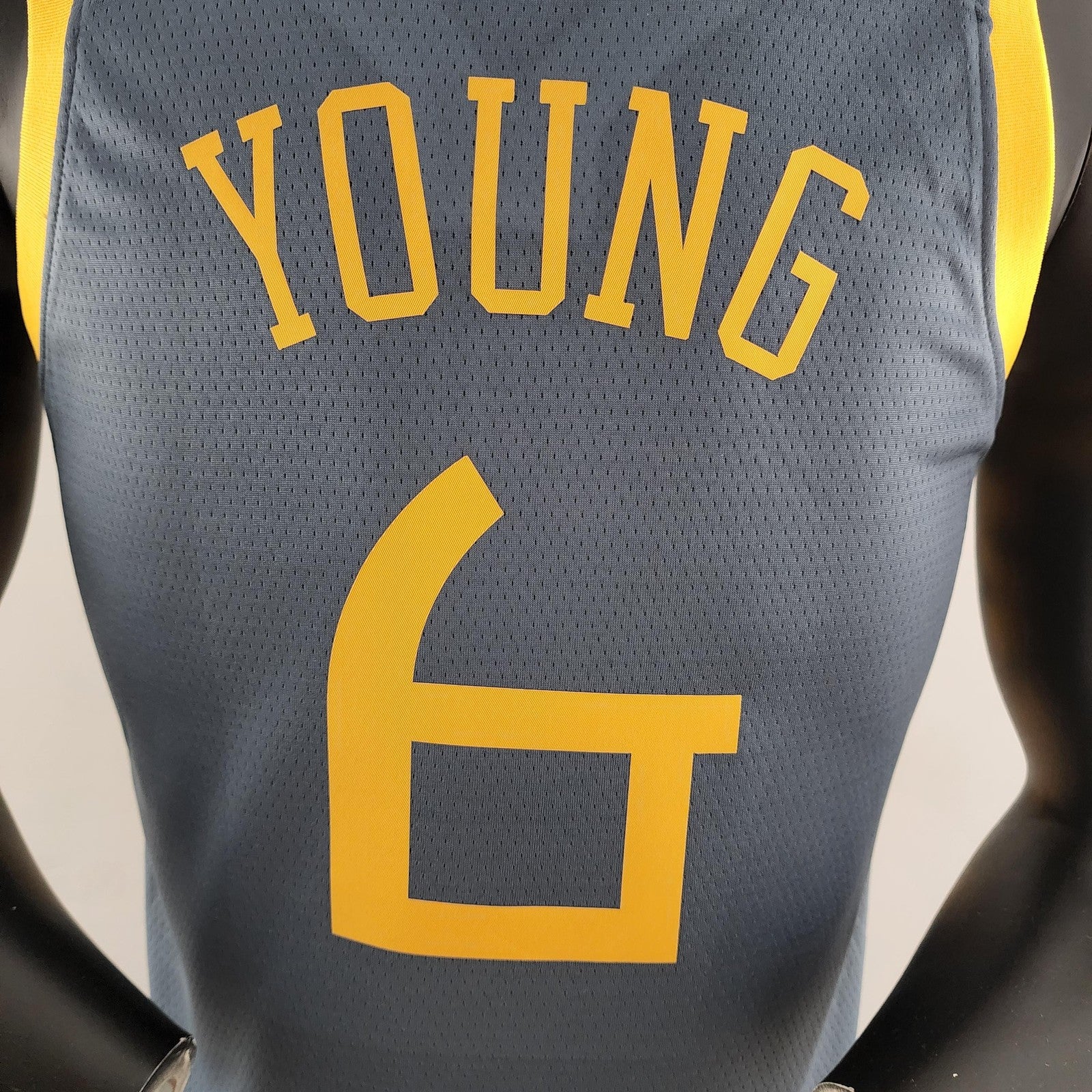 2018 Young #6 Golden State Warriors Grey Nba Jersey