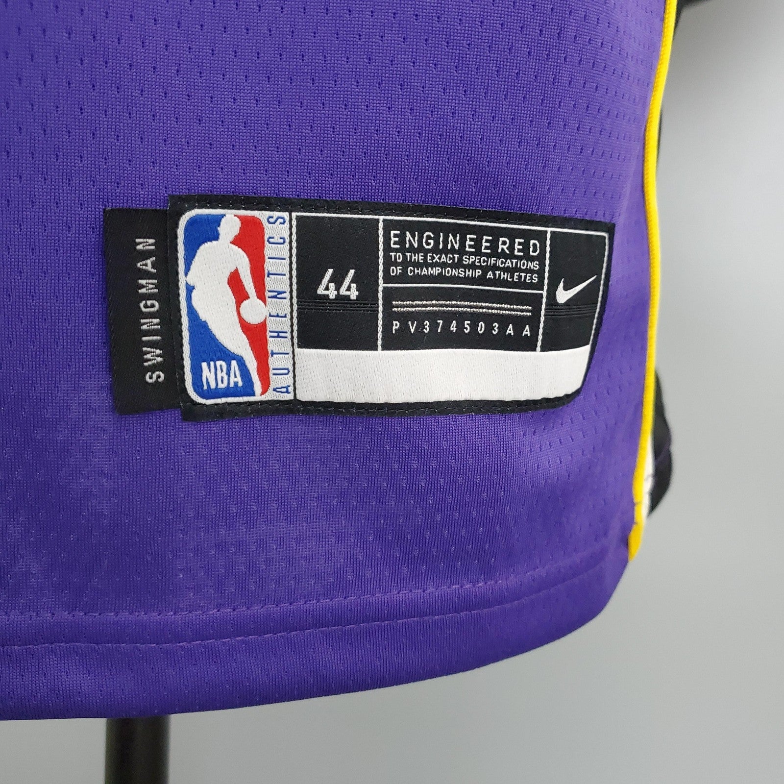 Los Angeles Lakers Rondo#4 Crew Neck Purple (flyers) Nba Jersey
