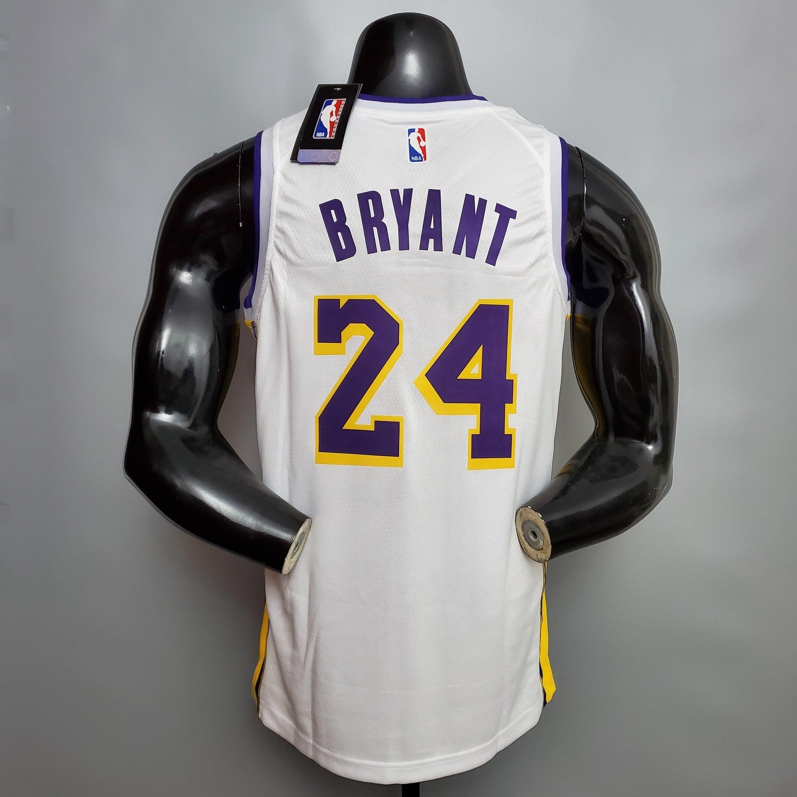 Bryant #24 Lakers White Nba Jersey Nike Connect Recognition