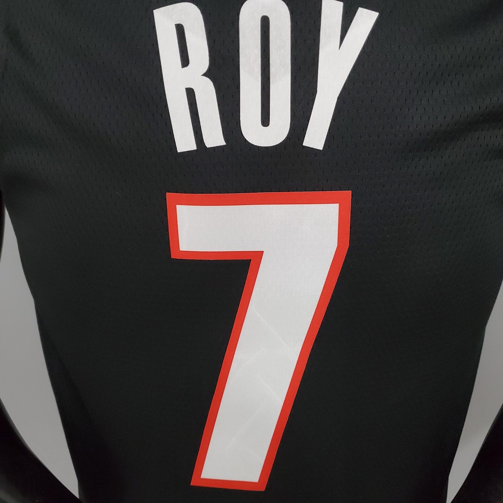 2021 Roy#7 Trail Blazers Home Black Nba Jersey