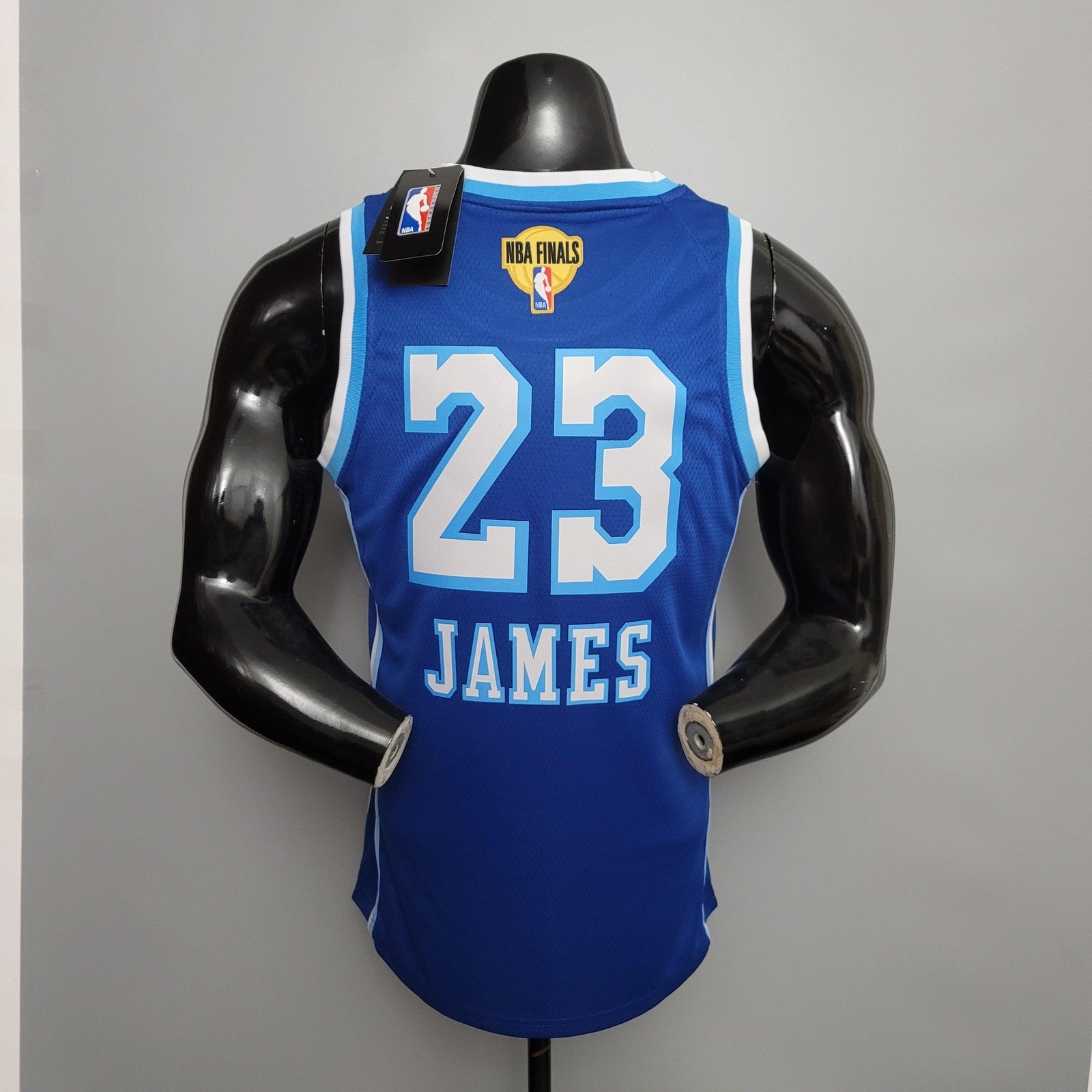 Retro Night James #23 Los Angeles Lakers Blue Nba Jersey Nike Connect Recognition