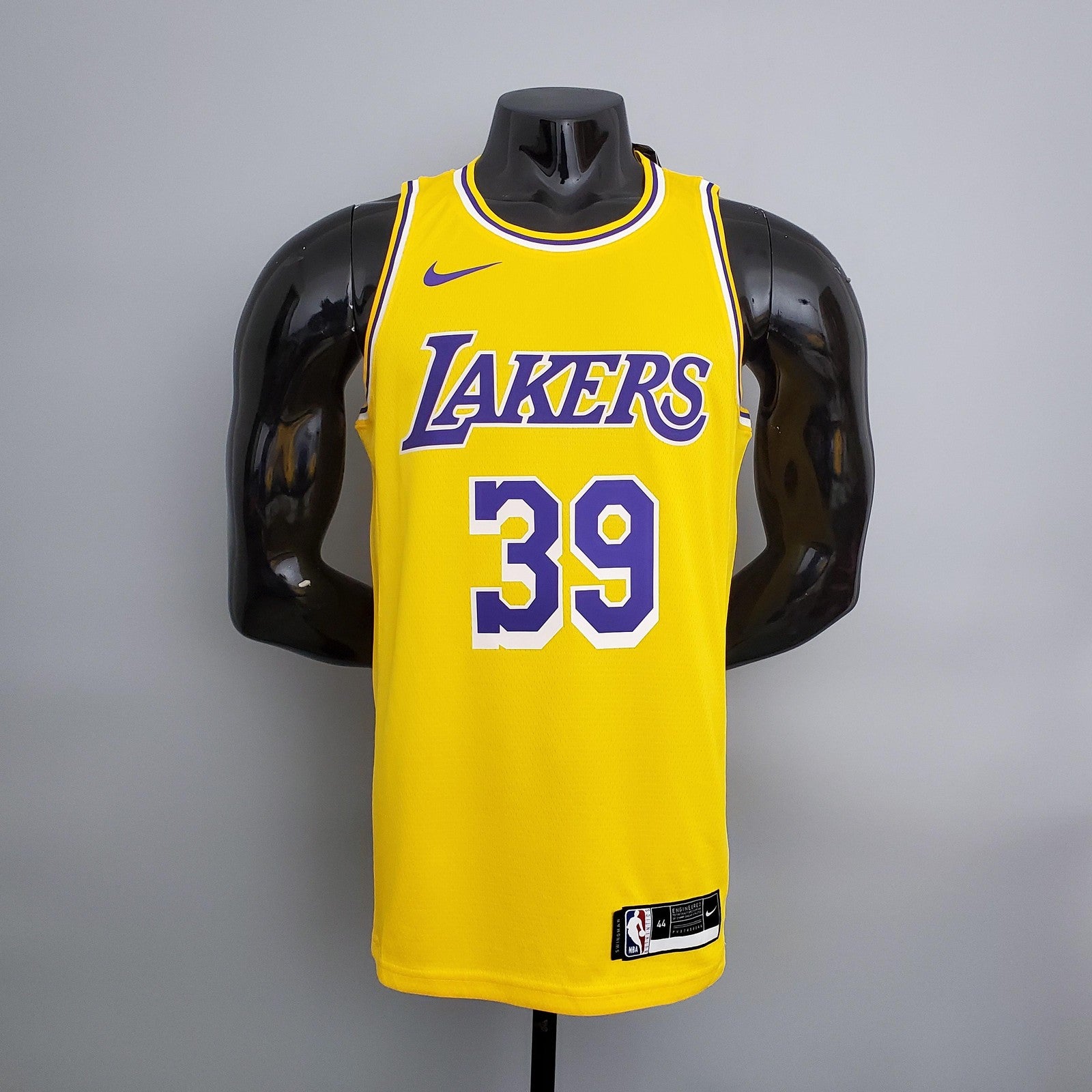 Lakers Howard#39 Crew Neck Yellow Nba Jersey