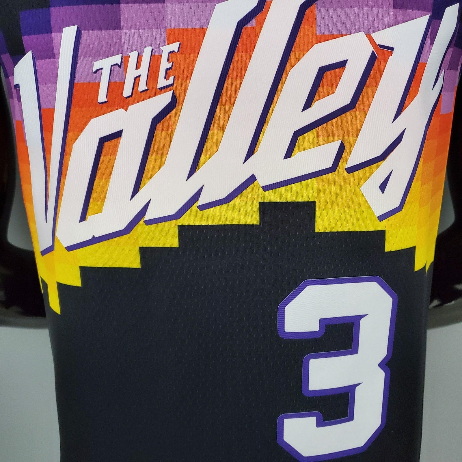 New Paul#3 Suns City Edition Black Nba Jersey