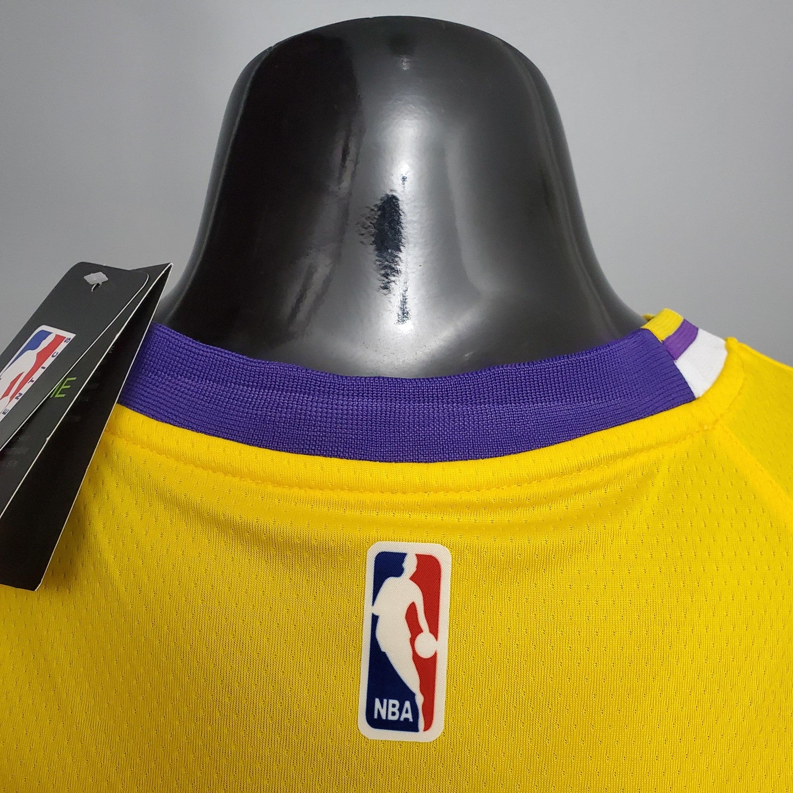 Bryant #8 Lakers Commemorative Edition Round Neck Yellow Nba Jersey Nike Connect Recogn