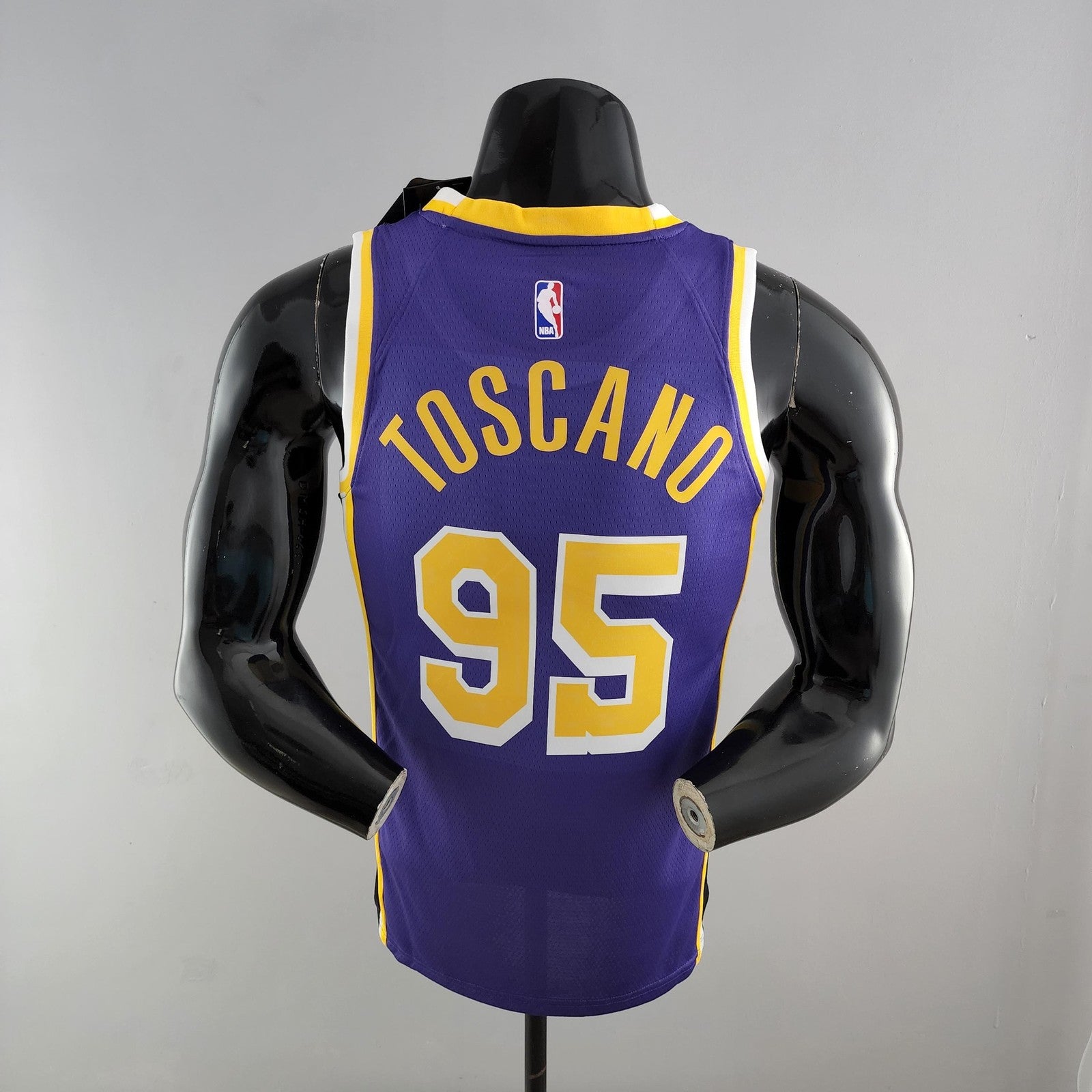 Toscano #95 Los Angeles Lakers Purple Nba Jersey