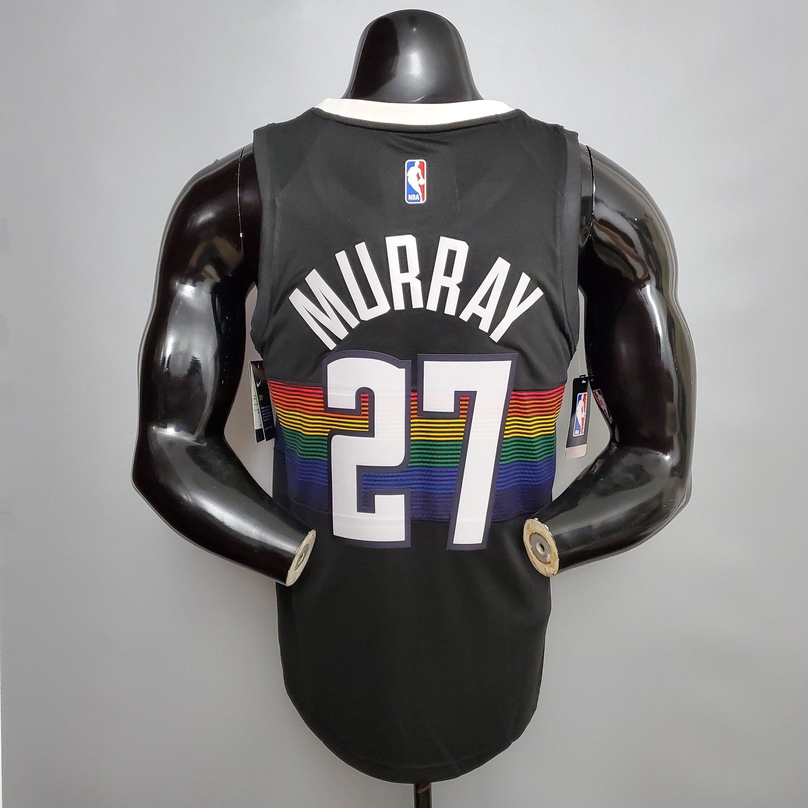 Murray#27 Nuggets City Edition Black Jersey Nike Connect Recognition