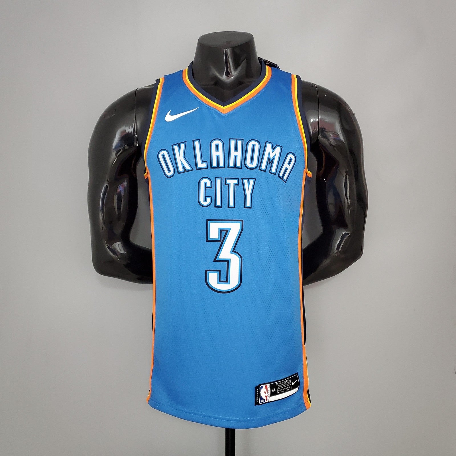 Paul#3 Thunder Blue Nba Jersey 2
