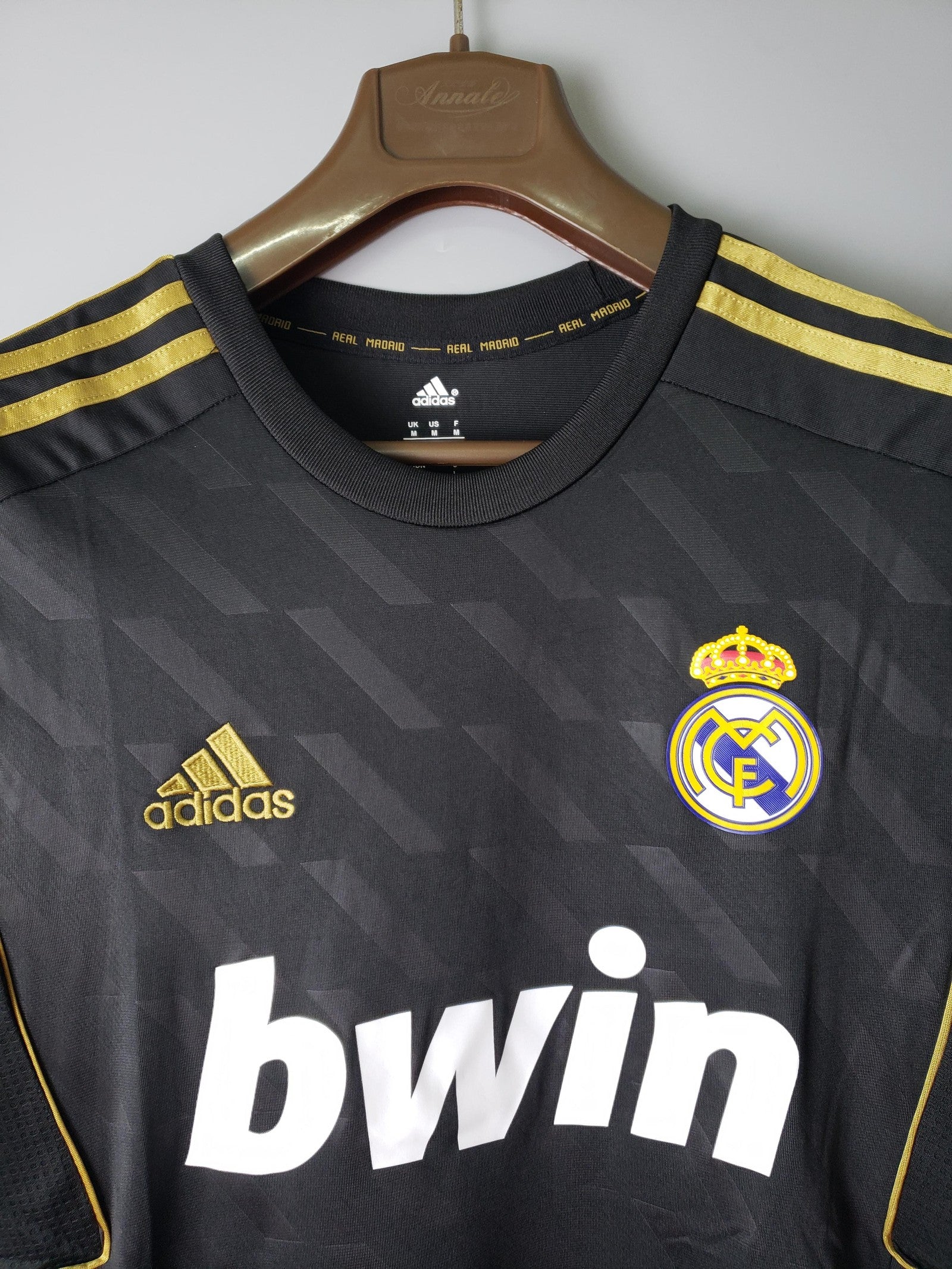 2012 Real Madrid black short sleeve