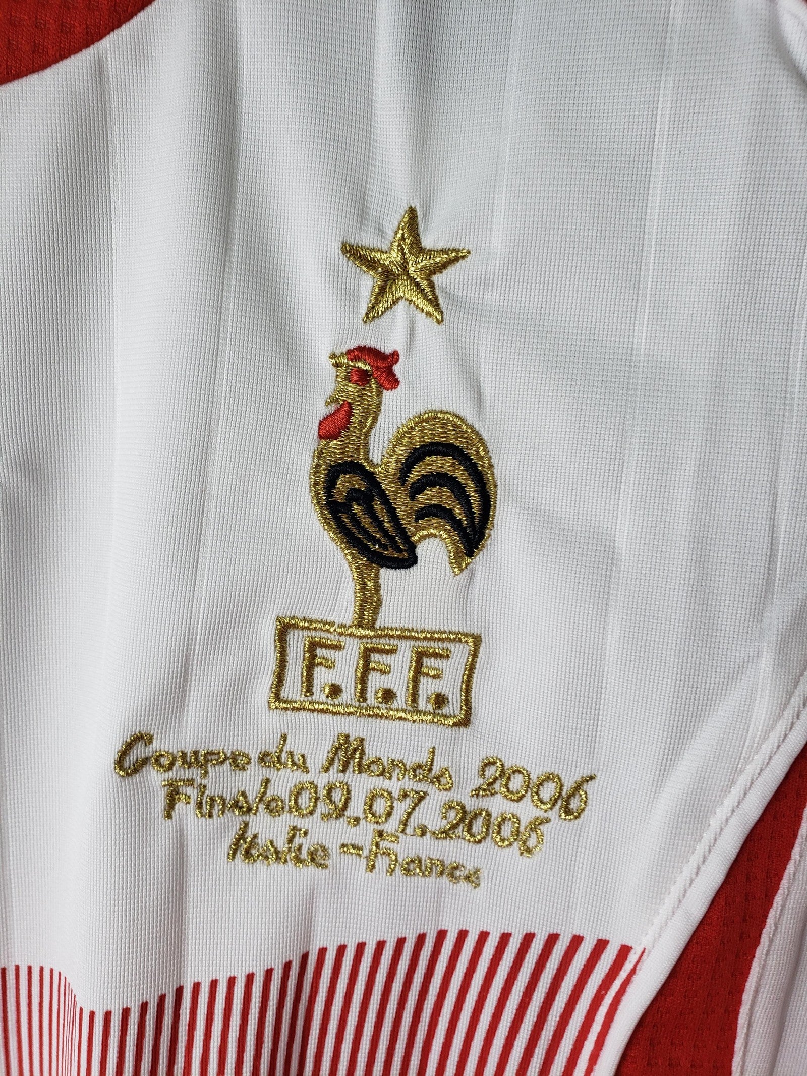 2006 French white short sleeve