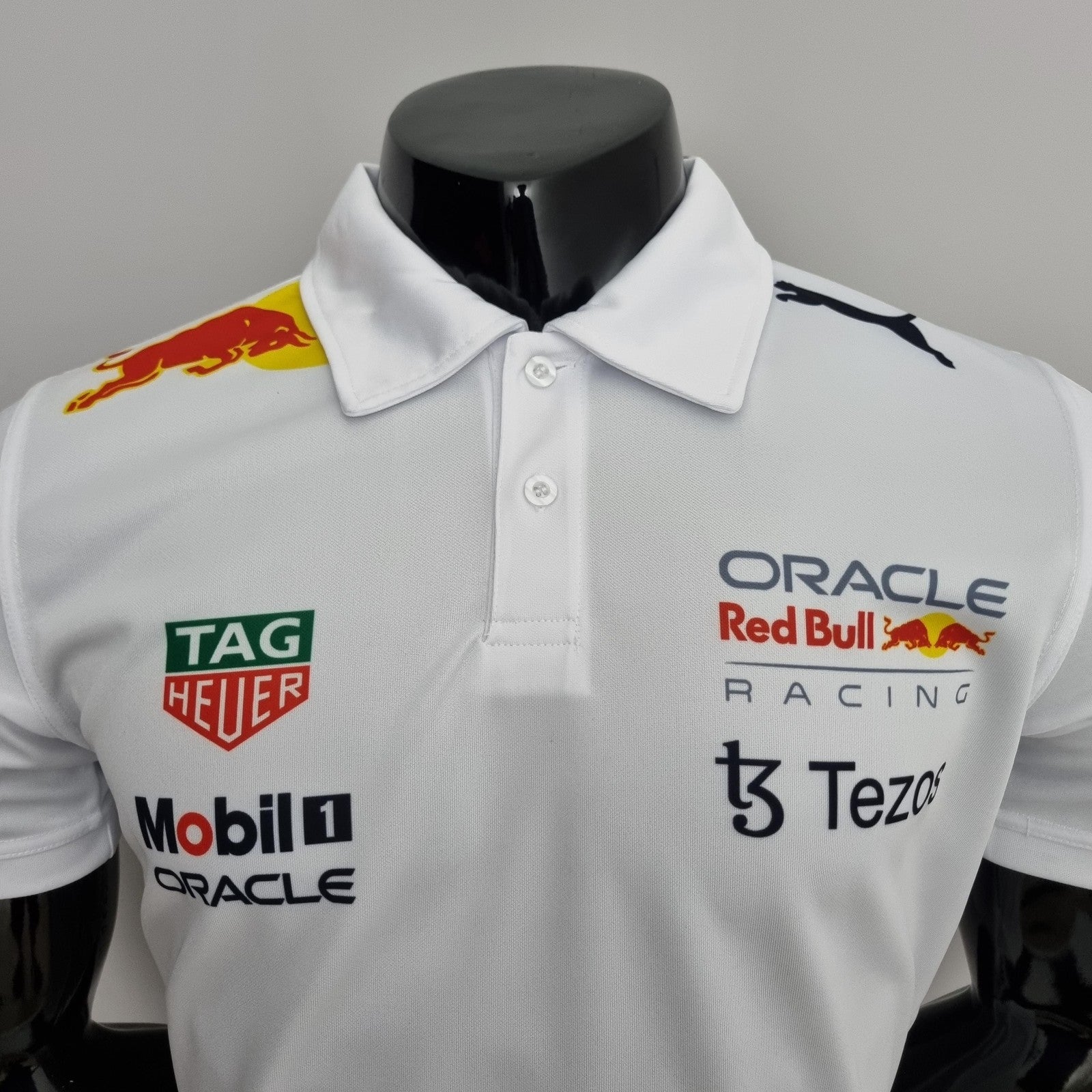 2022 F1 Formula One Red Bull Polo White