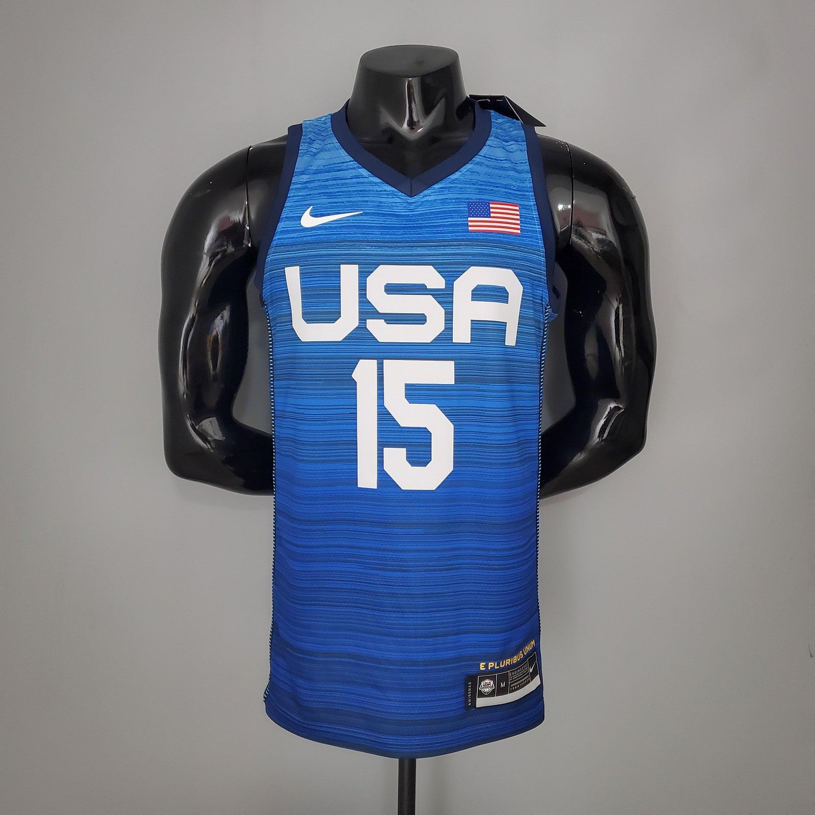 2021 Olympics Booker#15 Usa Team Usa Blue Nba Jersey