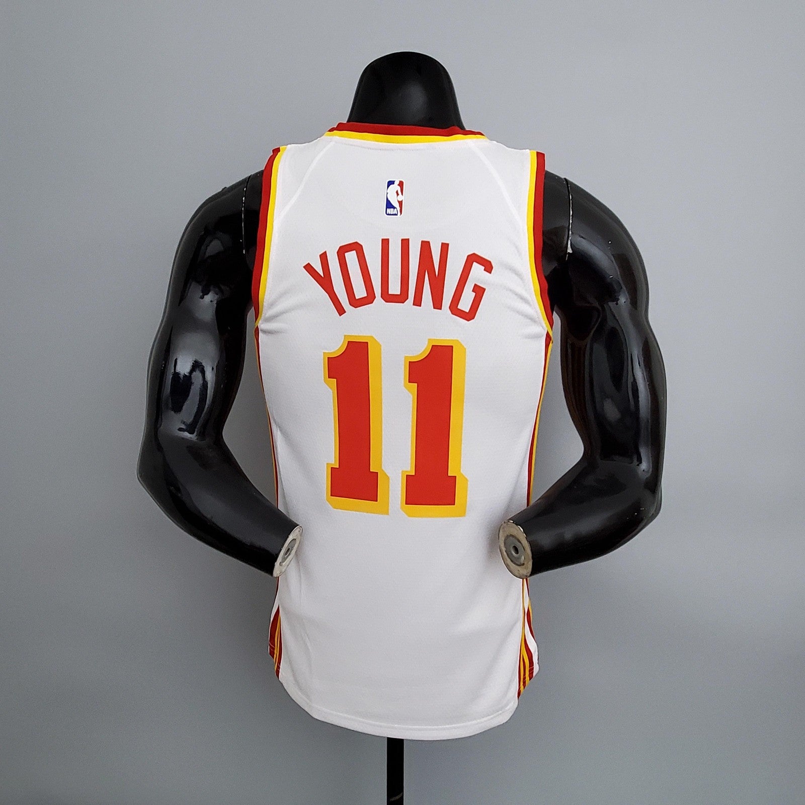 Atlanta Hawks Young #11 White Nba Jersey