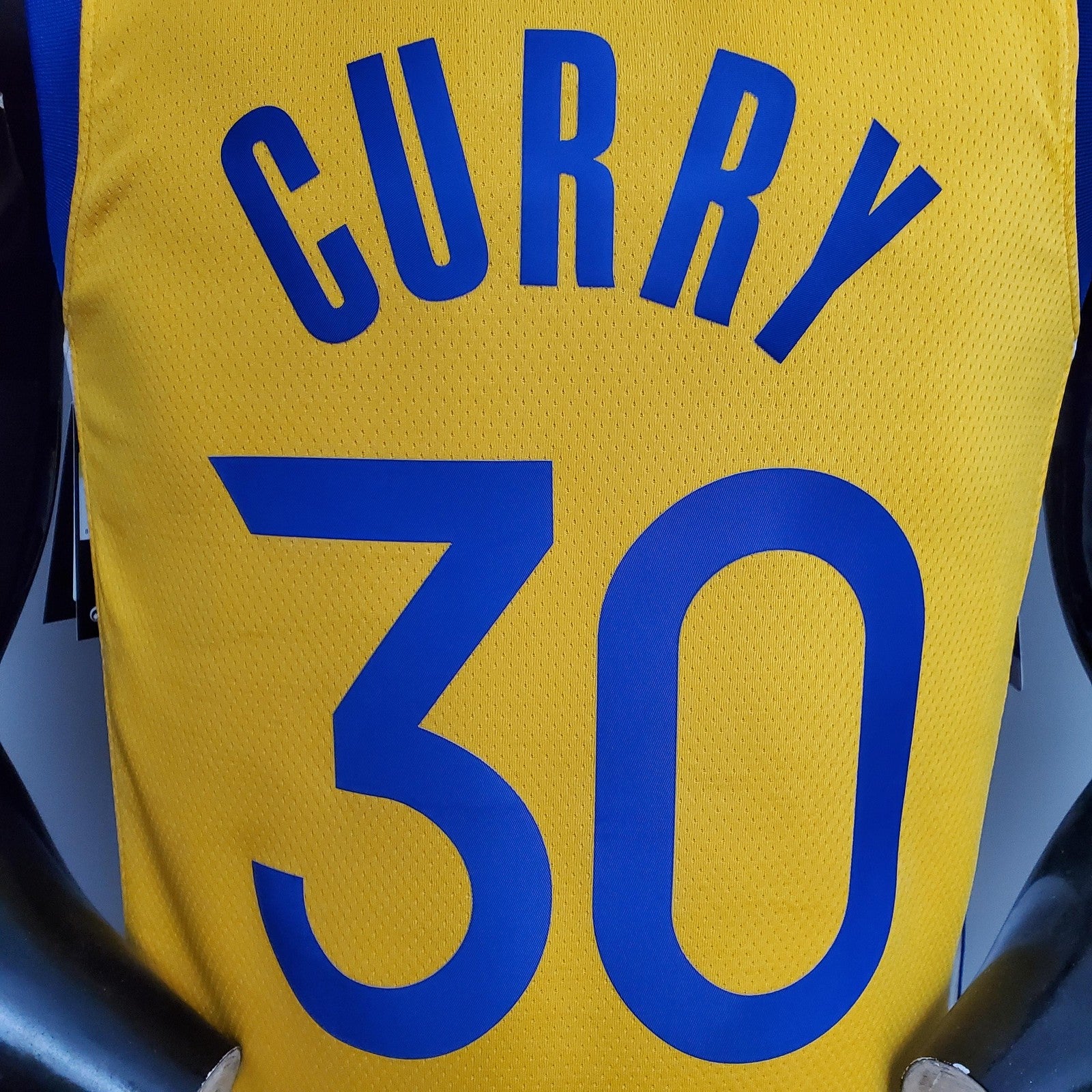 New Curry#30 Golden State Warriors Yellow Nba Jersey