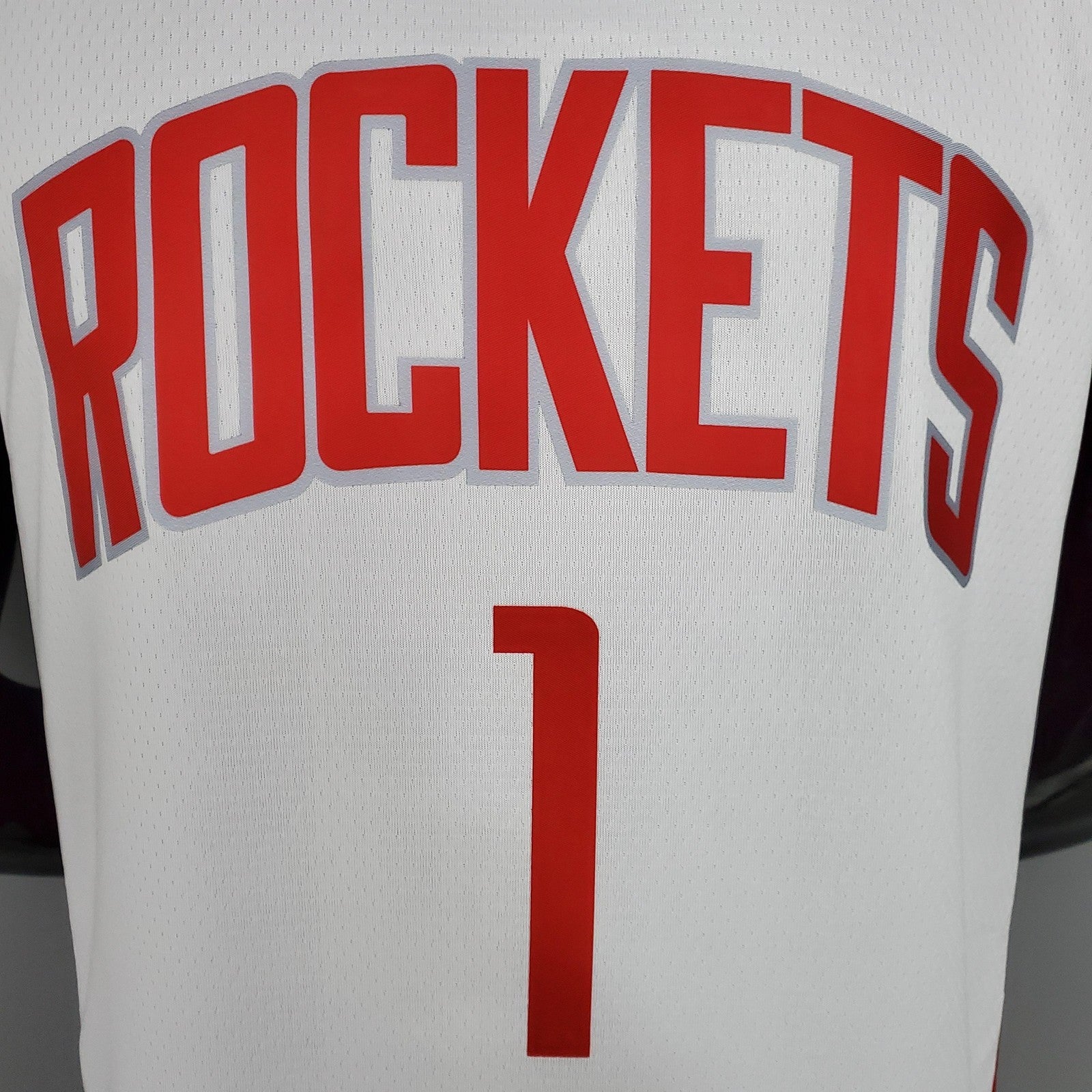 2021 Mcgrady#1 Rockets White Nba Jersey