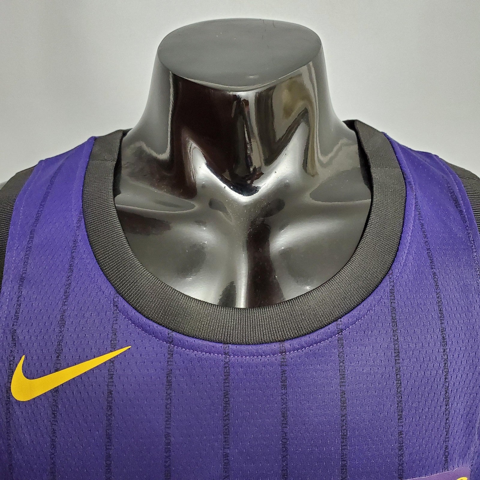 Kuzma #0 Lakers Round Neck Purple Nba Jersey Nike Connect Recognition