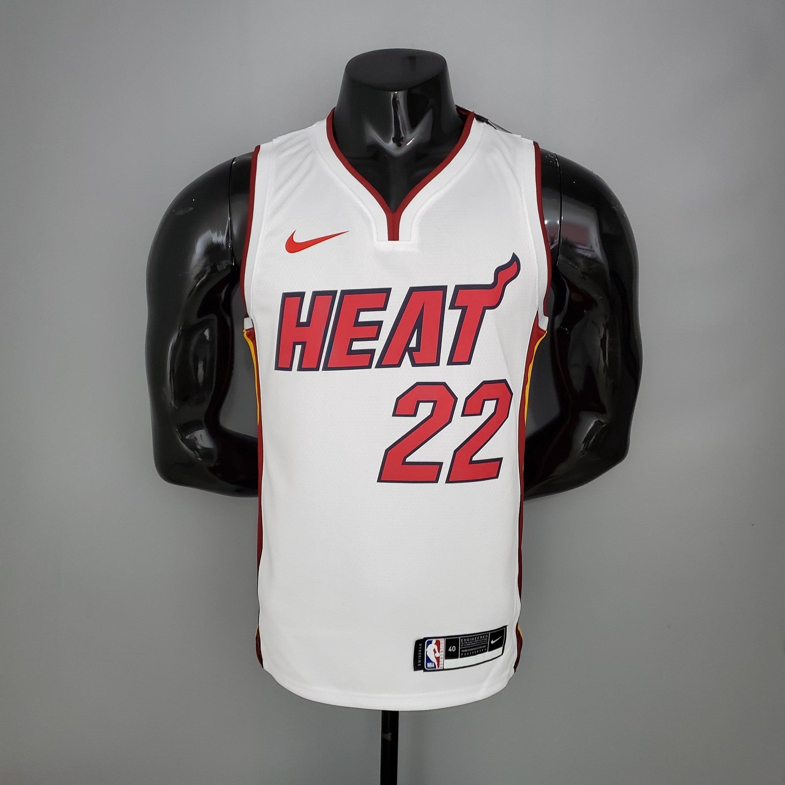 Miami Heat Butler#22 White Nba Jersey