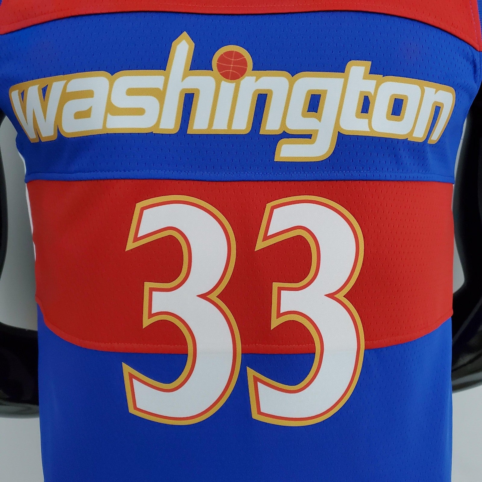 2022 Washington Wizards Kuzma #33 Talent City Edition Blue Red Nba Jersey