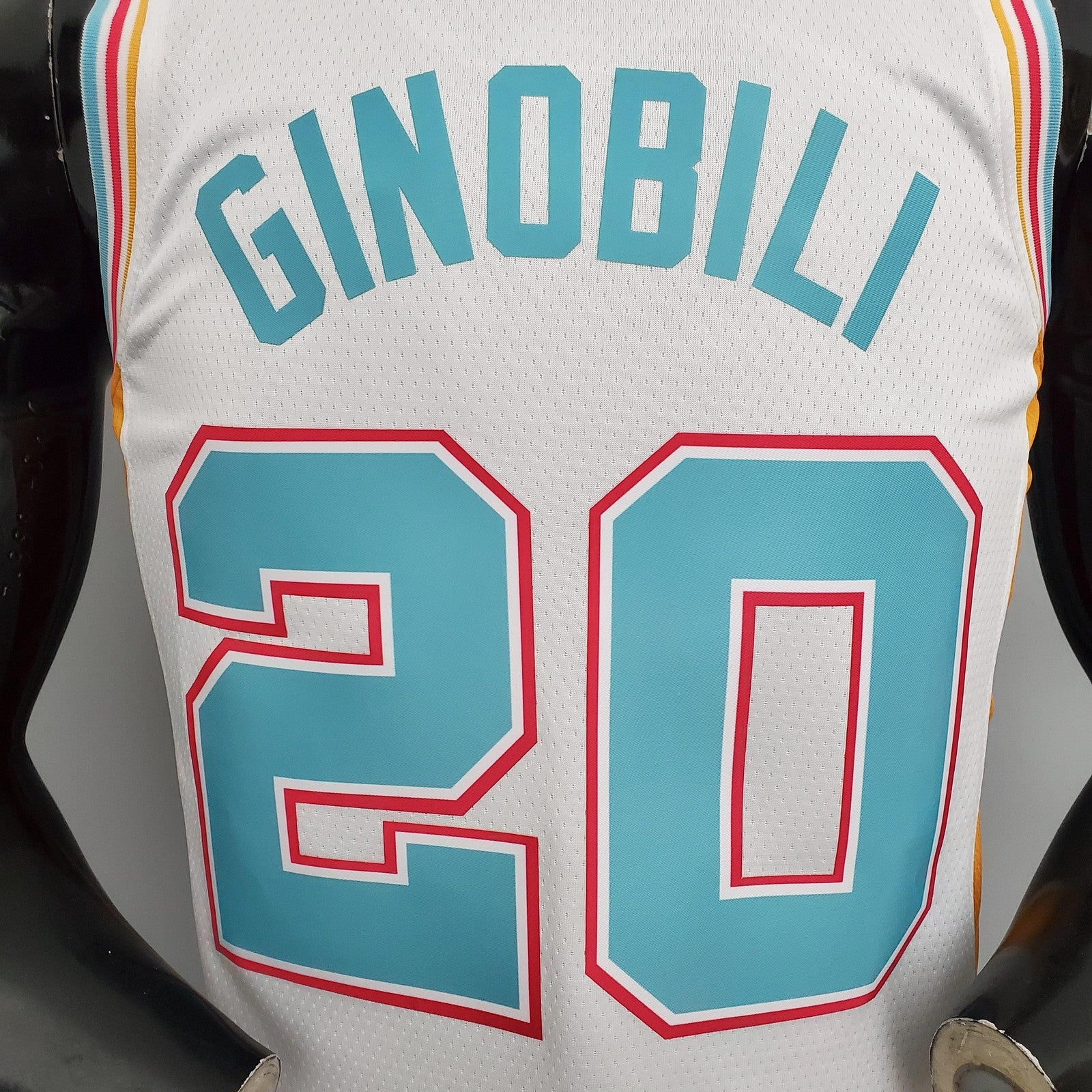 2022 Season Ginobili #20 Spurs City Edition White Nba Jersey