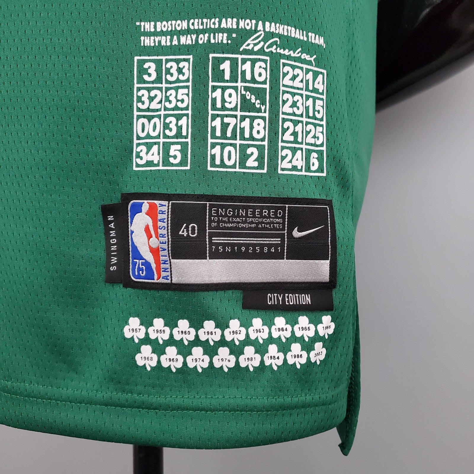 2022 Boston Celtics Brown#7 Teltes City Edition Green Nba Jersey