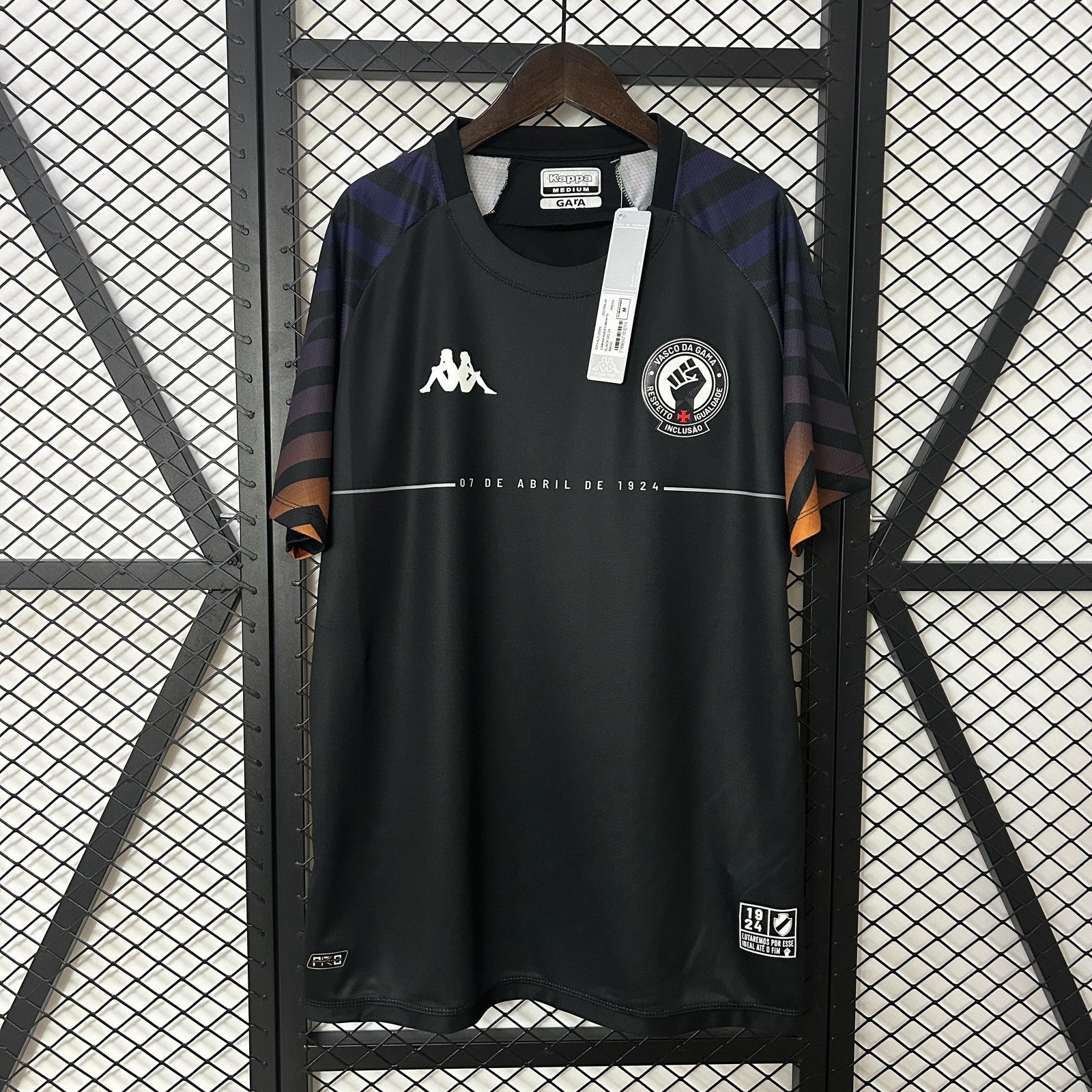 24 25 Vasco Da Gama Black Jersey