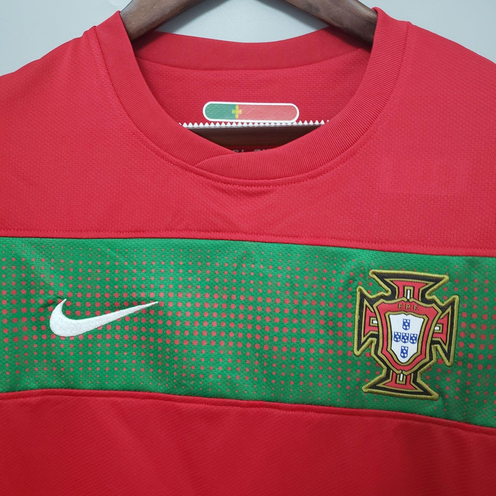 2010 Portugal red Camisa de futebol retro
