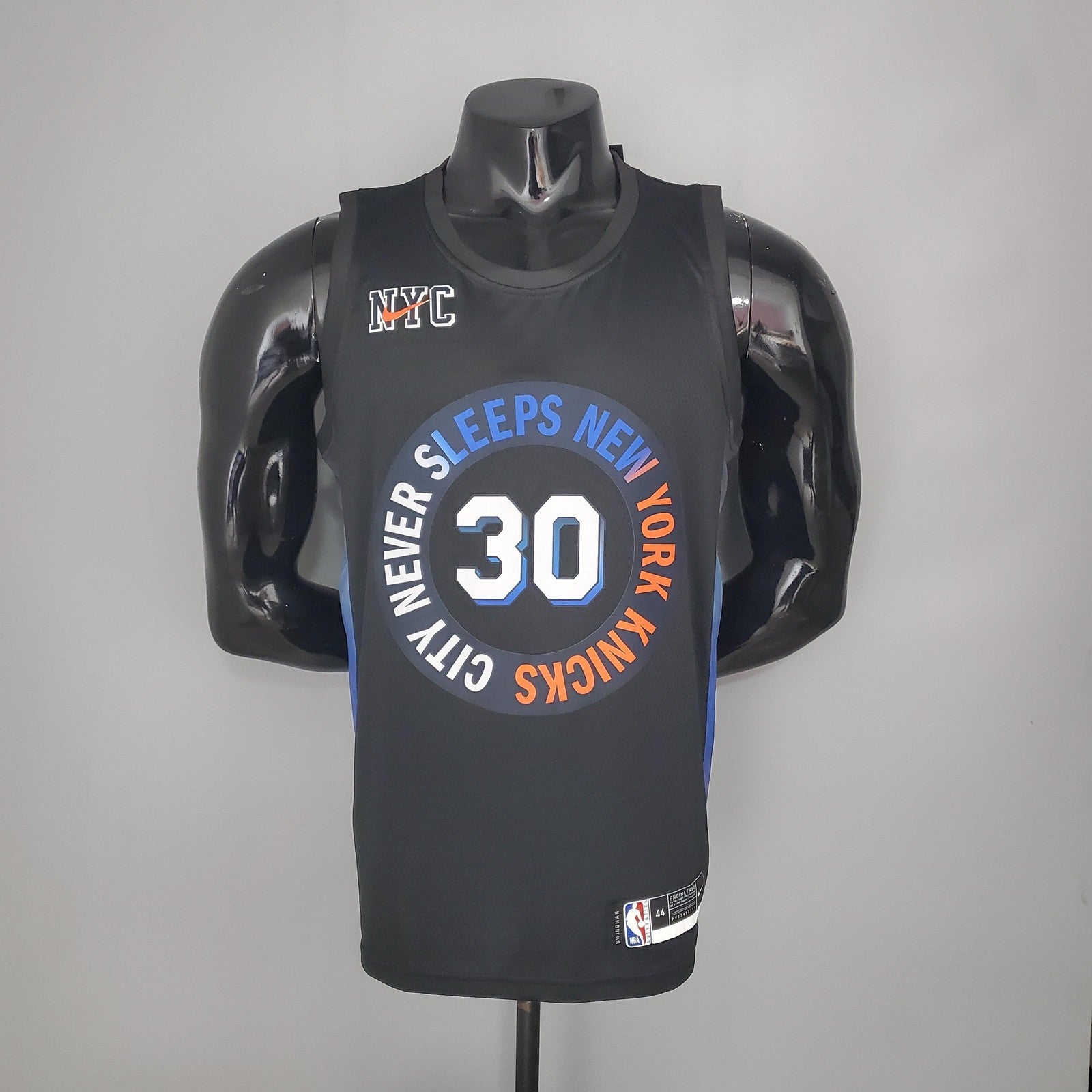 2021 Randle#30 Knicks City Edition Black Nba Jersey