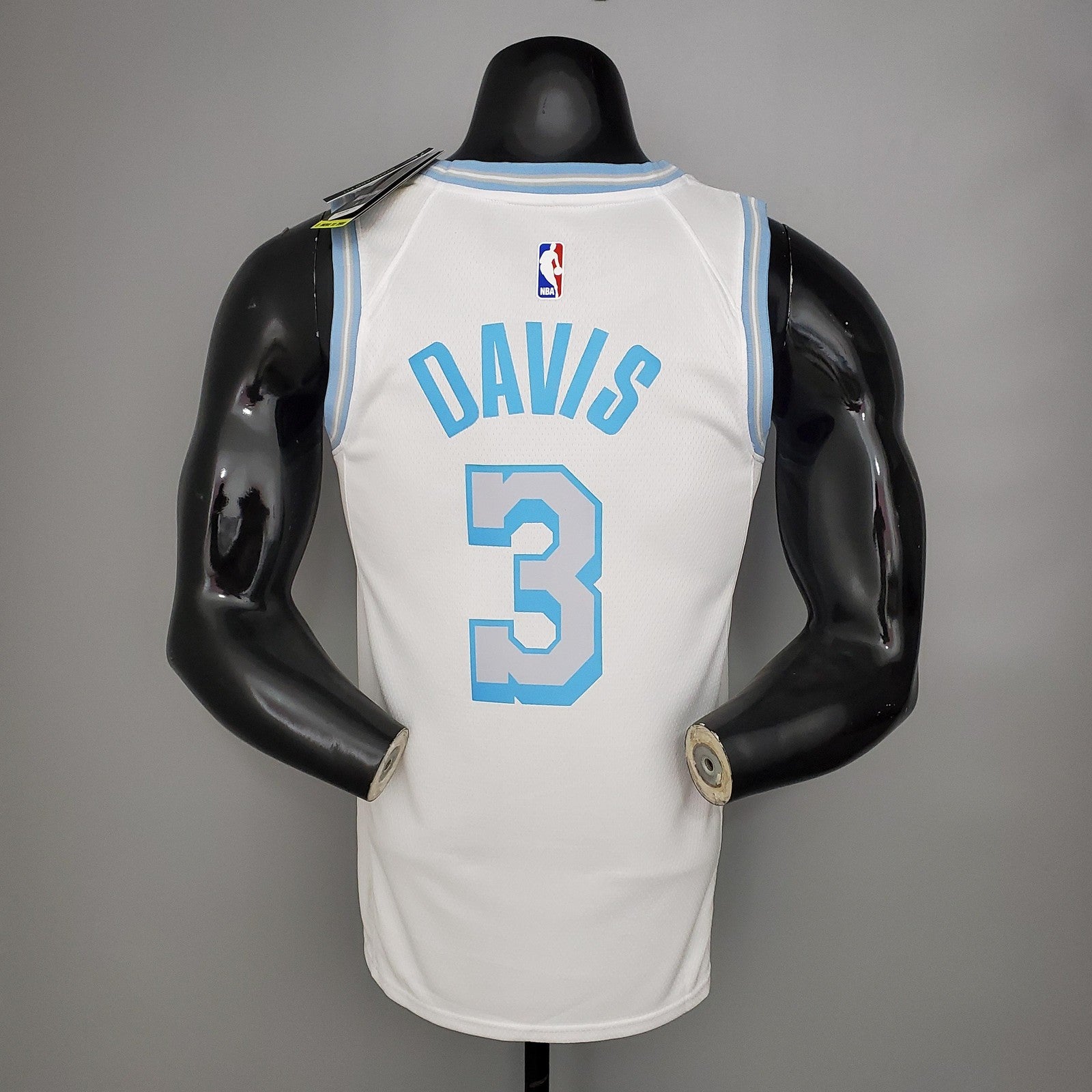 New Lakers Davis#3 Crew Neck Retro Limited Edition White