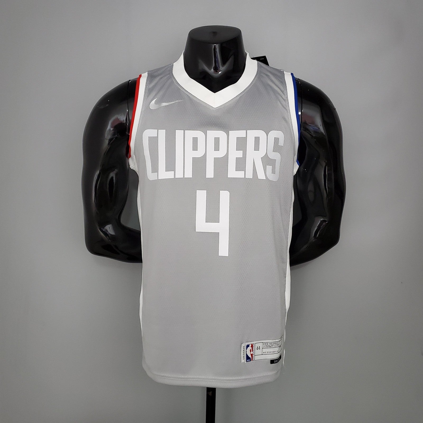 2021 Rondo#4 Los Angeles Clippers Bonus Edition Grey Nba Jersey