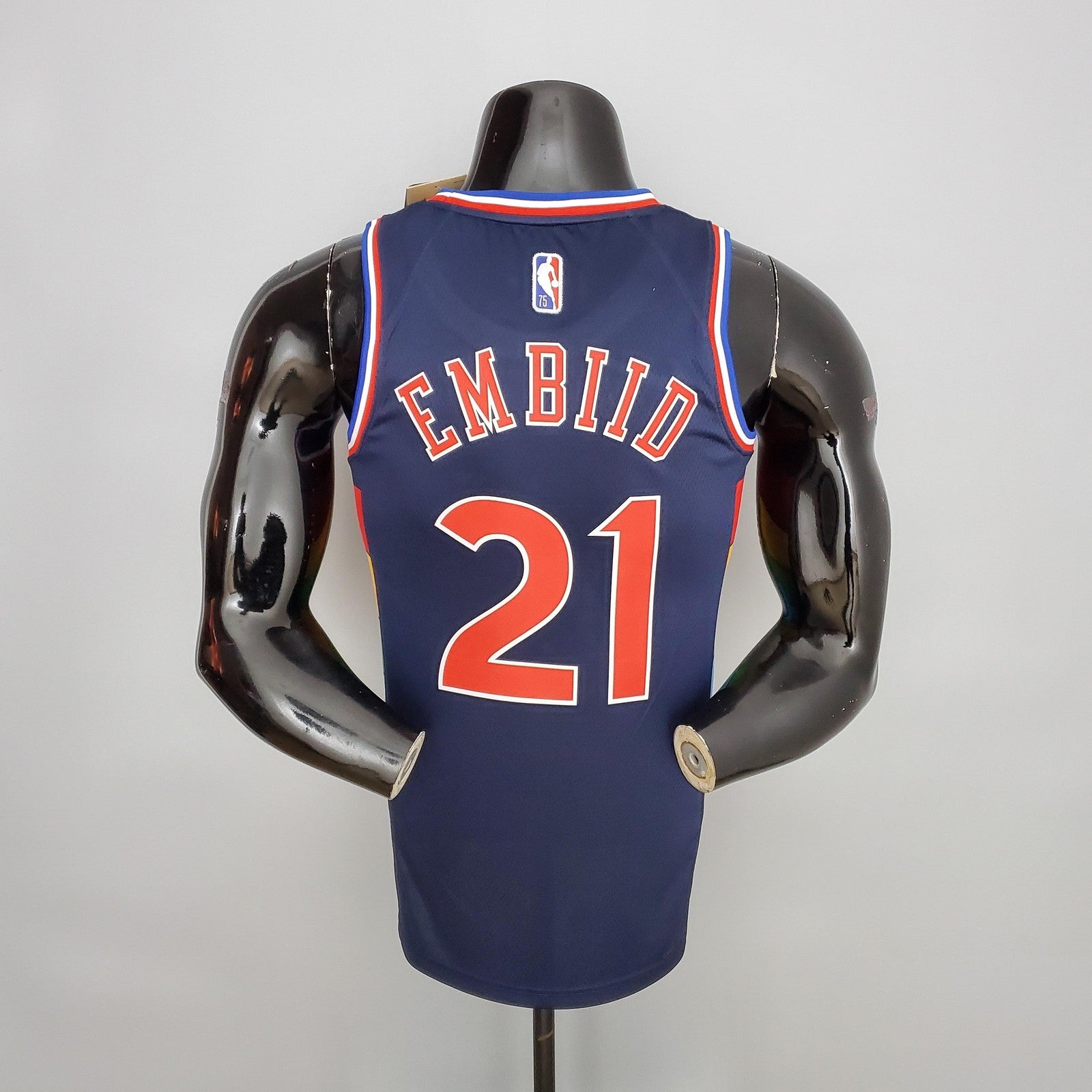 2022 Embiid #21 76ers Royal Blue Nba Jersey