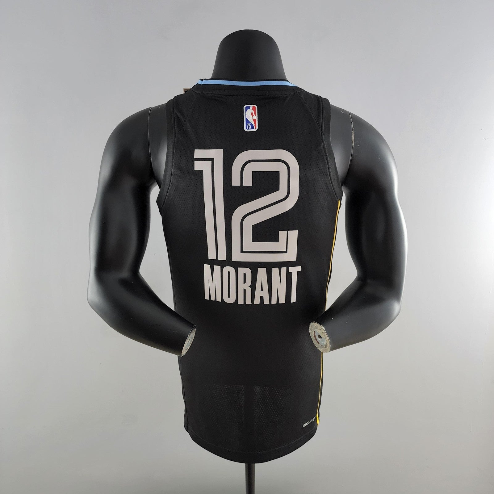 Morant#12 Memphis Grizzlies Honor Edition Black Nba Jersey