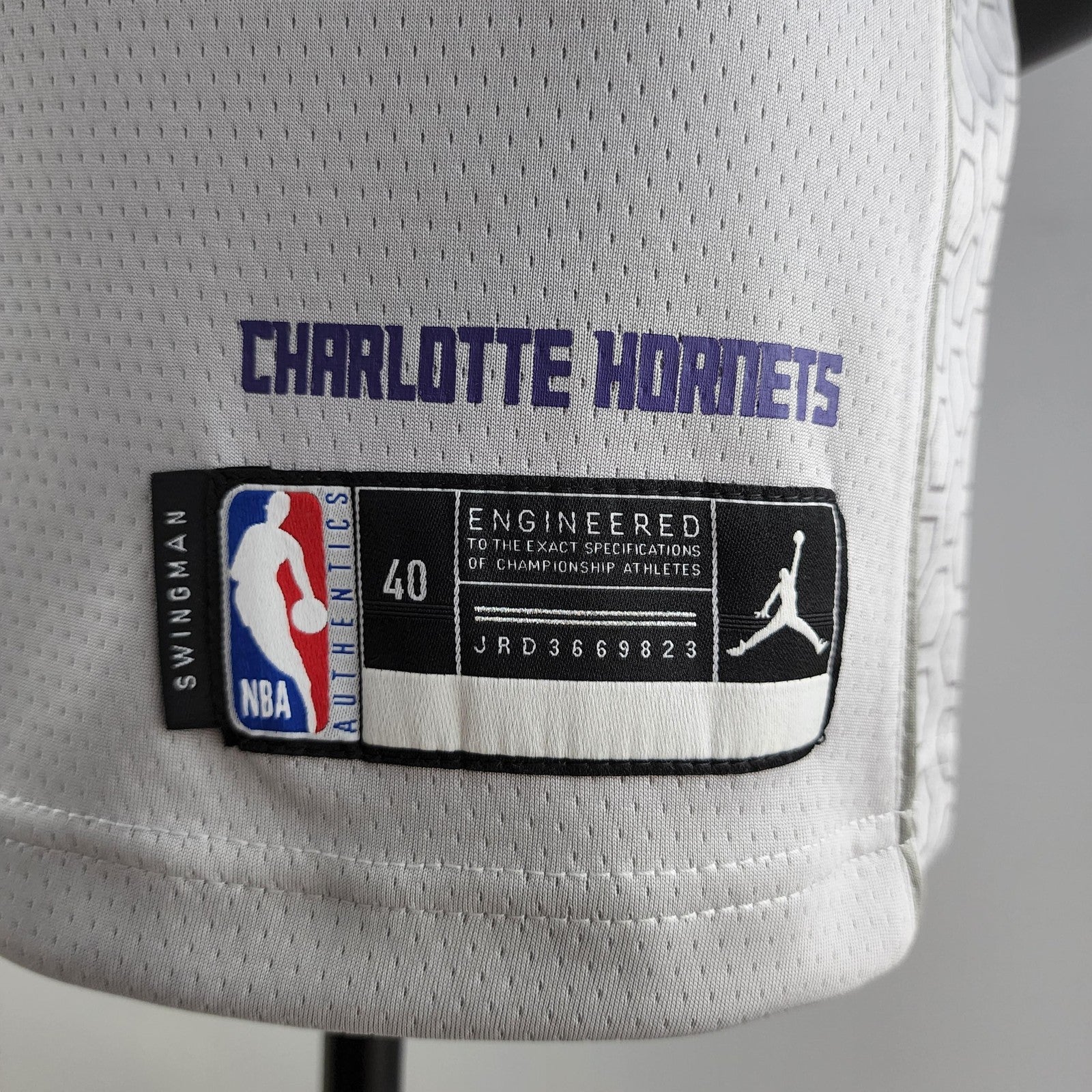 2019 Oubre Jr #12 Charlotte Hornets Grey Nba Jersey