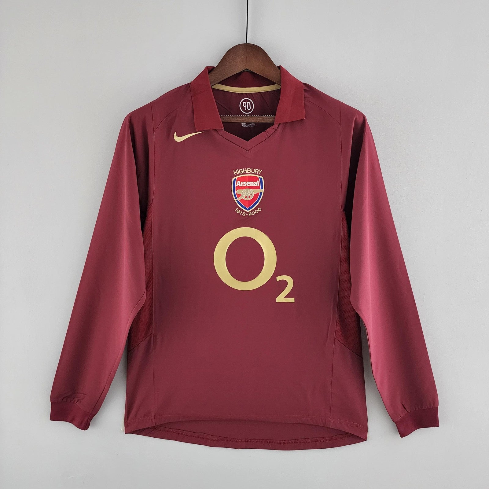 Retro Long Sleeve Arsenal Home