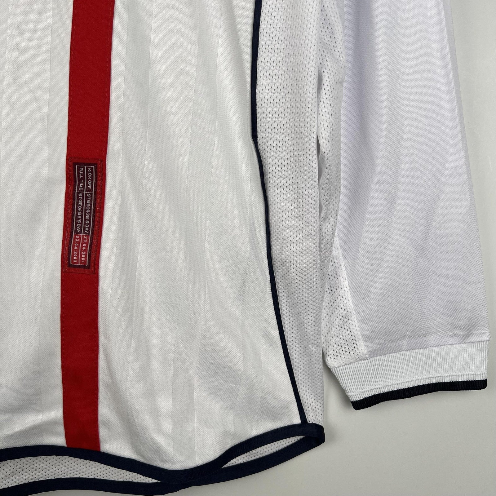 Retro Long Sleeve England 2002 Home