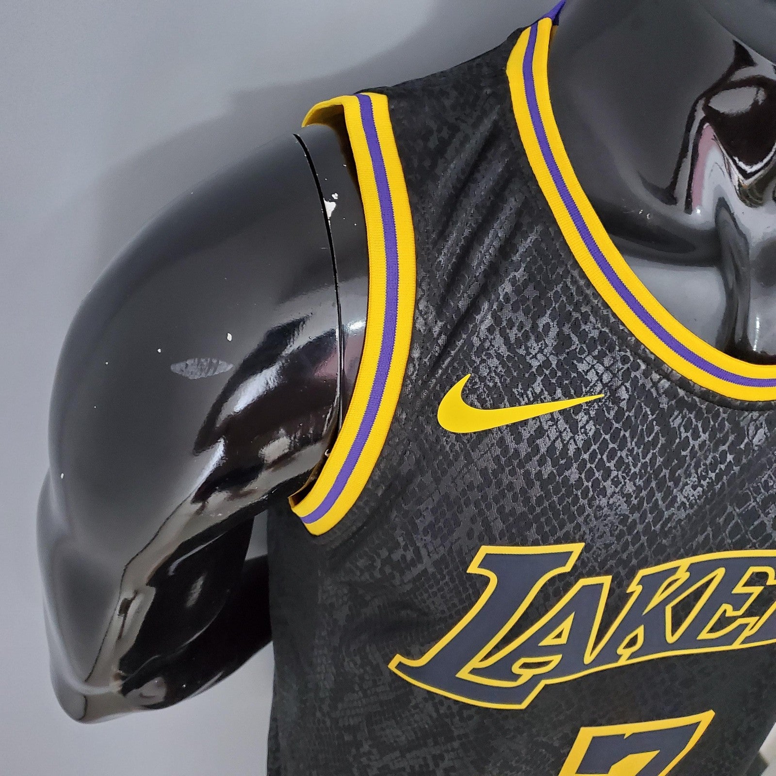 Anthony#7 Los Angeles Lakers Black Nba Jersey