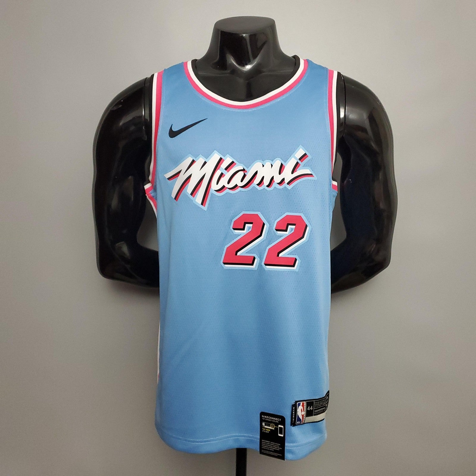 Butler #22 Miami Heat Blue Nba Jersey Nike Connect Recognition