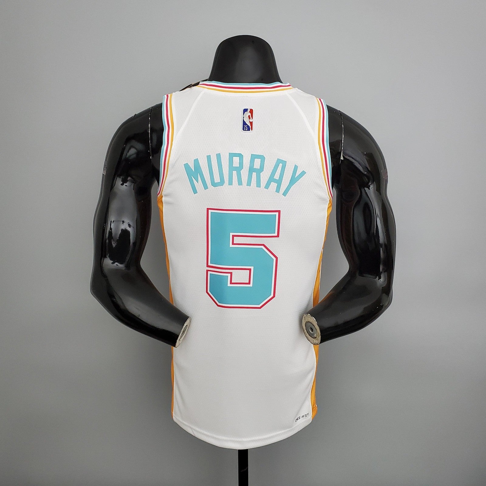 2022 Season Murray#5 Spurs City Edition White Nba Jersey