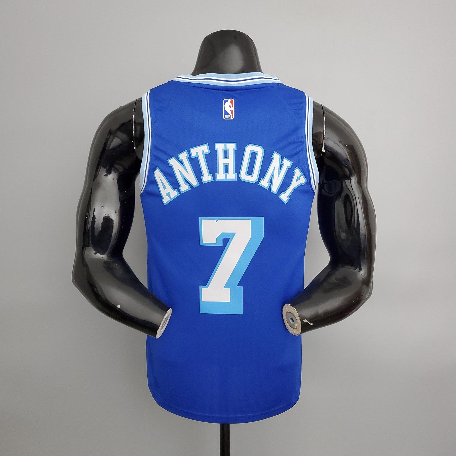 2021 Anthony#7 Lakers Retro Blue Nba Jersey