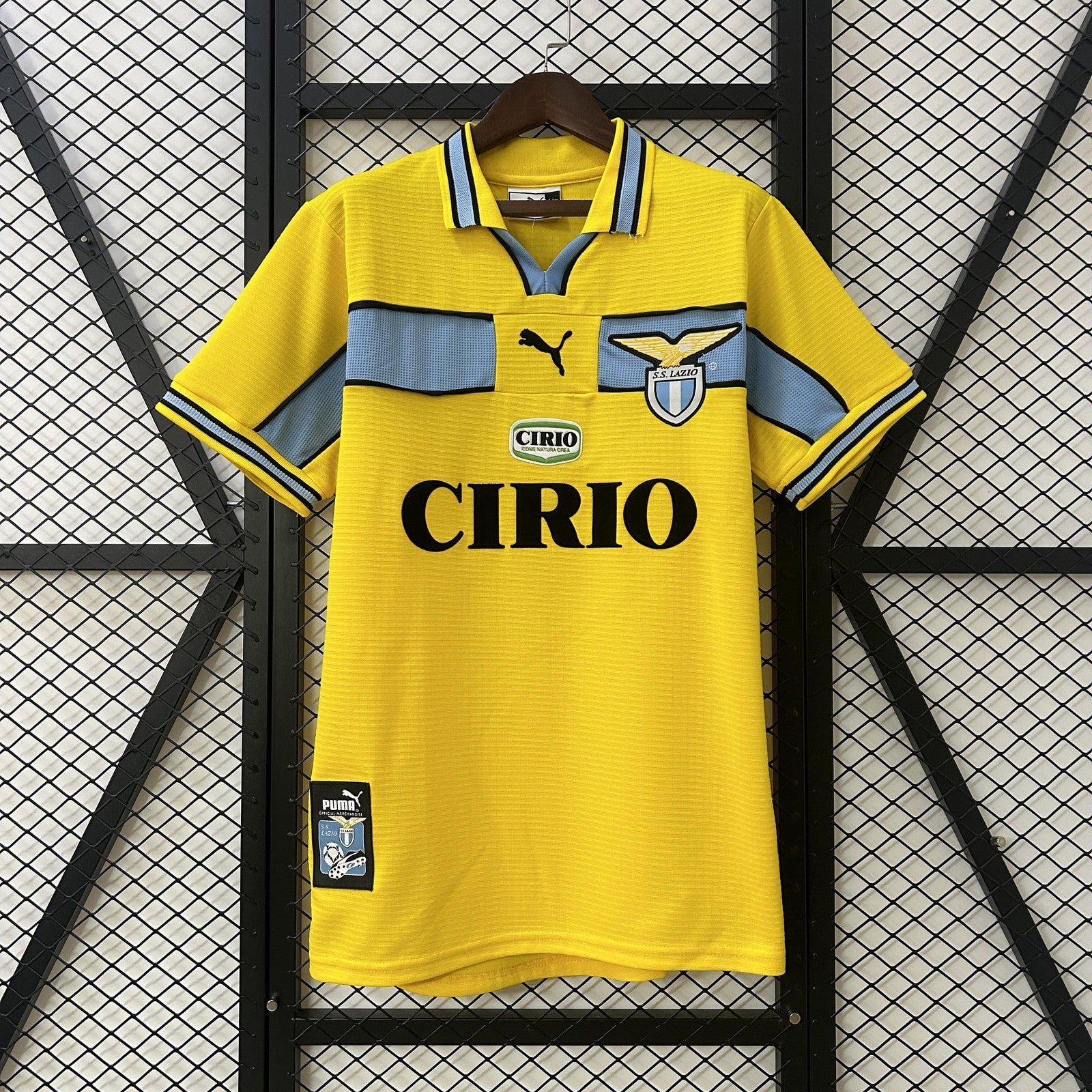 Retro Shirt Lazio Yellow
