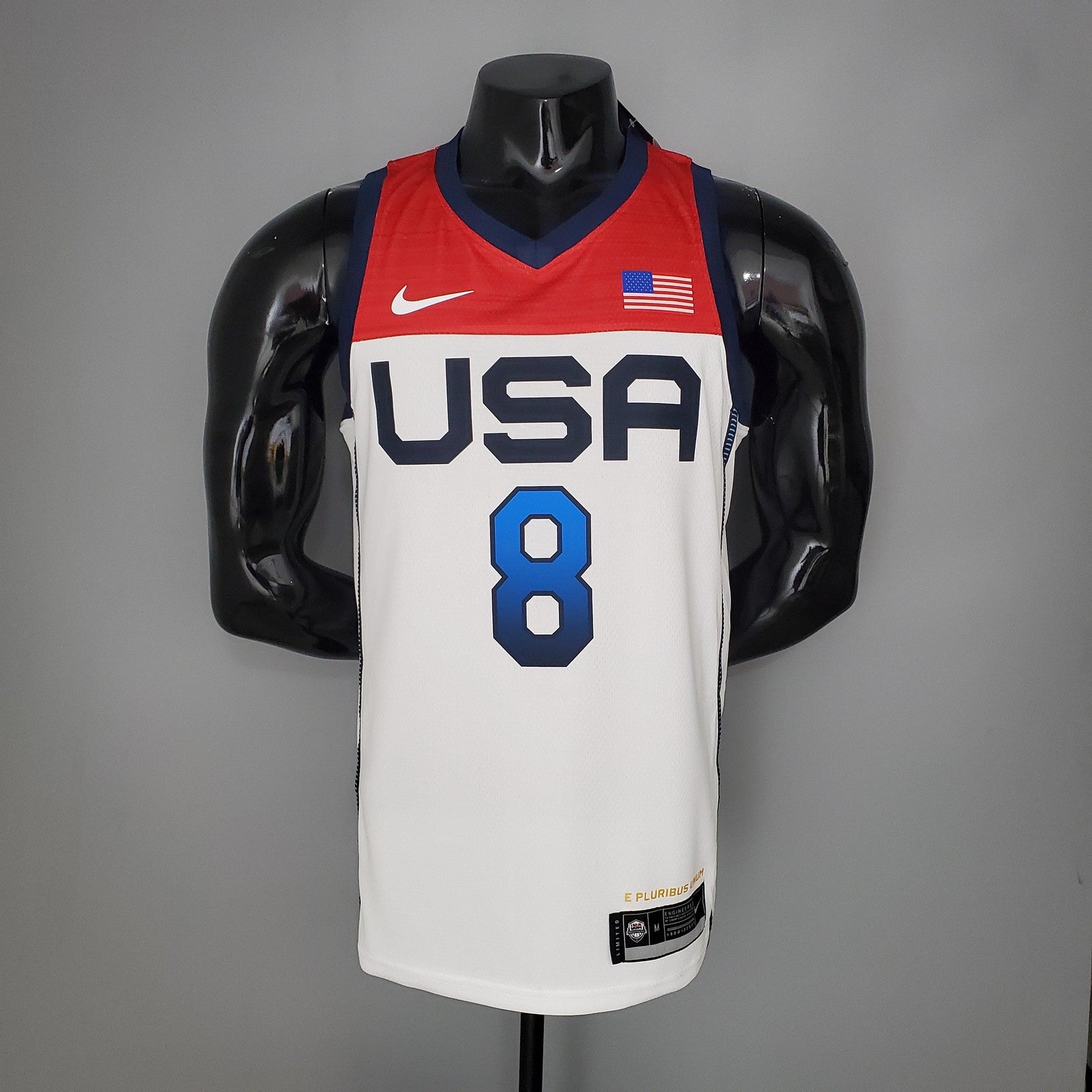 2021 Olympic Games Middleton#8 Usa Team Usa White Red Nba Jersey