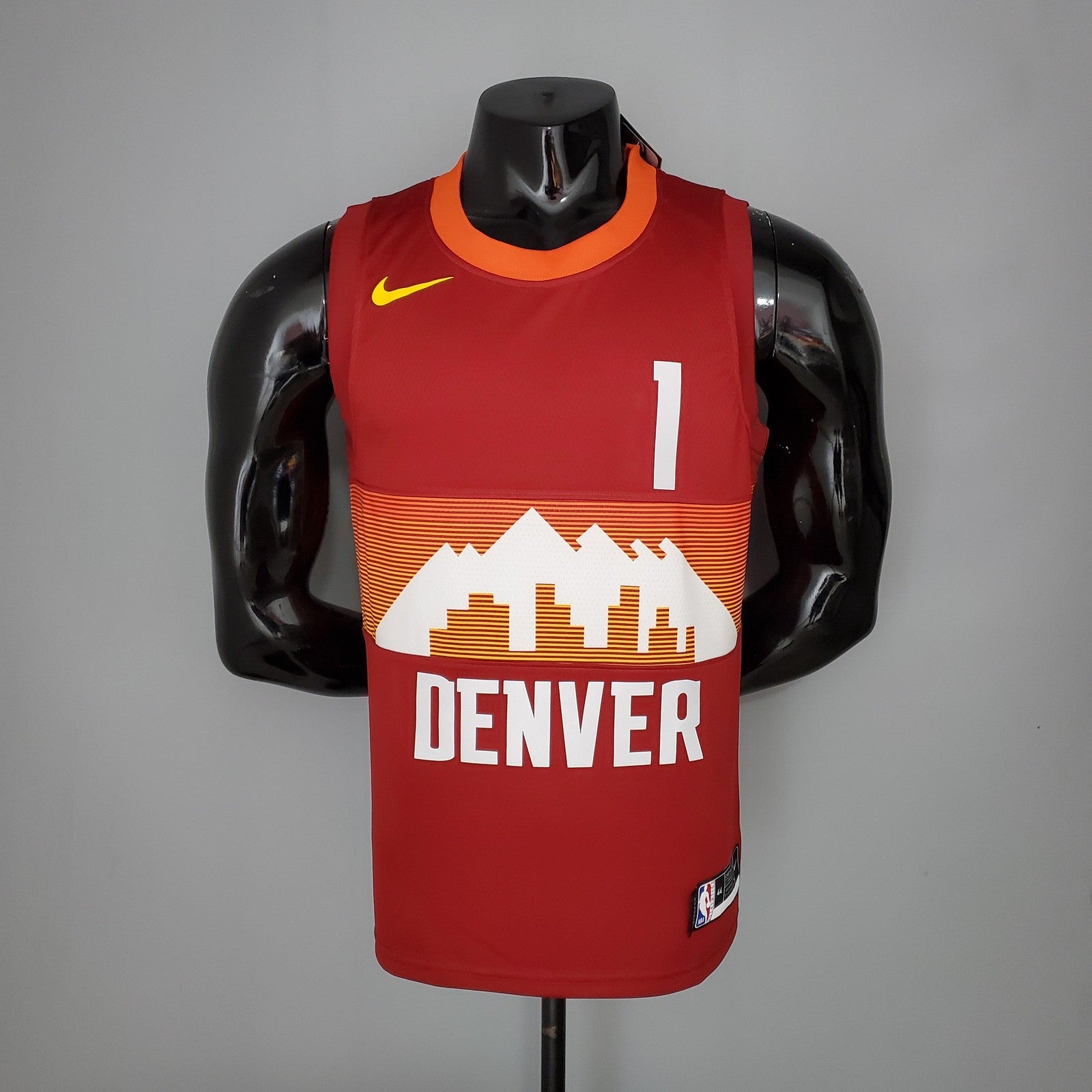 2021 Porter Jr #1 Nuggets City Edition Red Nba Jersey