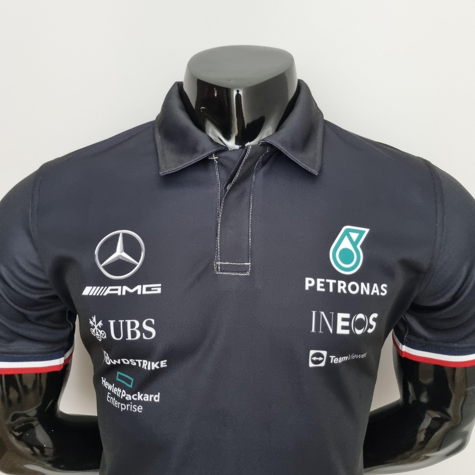 2022 F1 Formula One Mercedes Benz #63 Polo Black