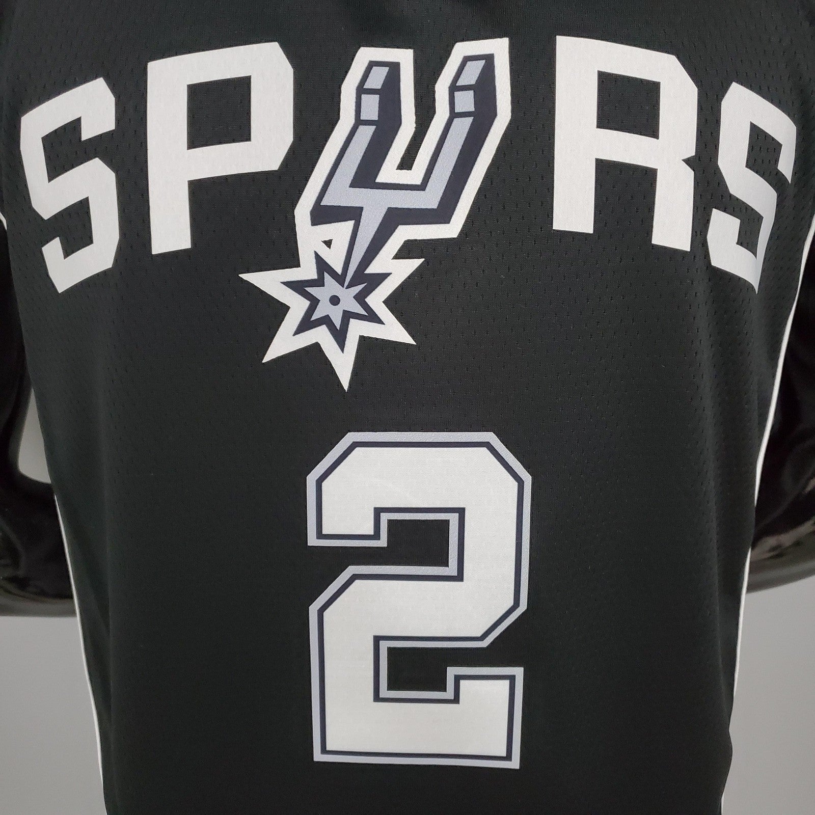 Leonard#2 Spurs Black Nba Jersey